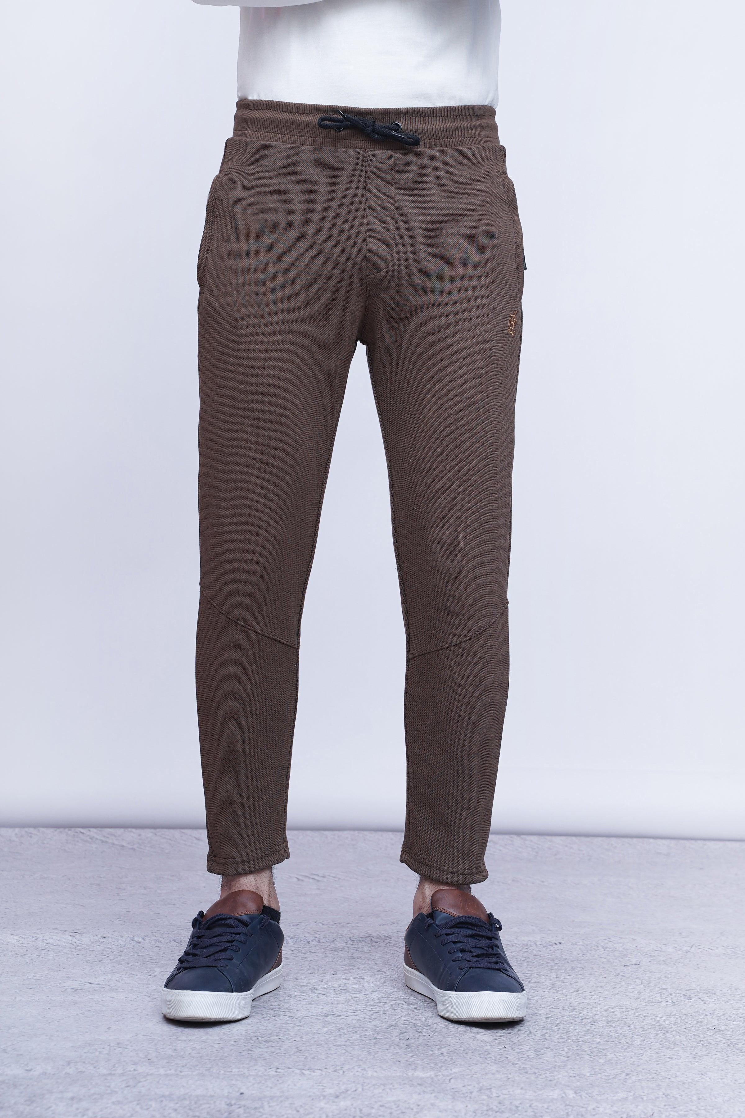 JUMBO PIQUE TROUSER BLACK BROWN - Image 2