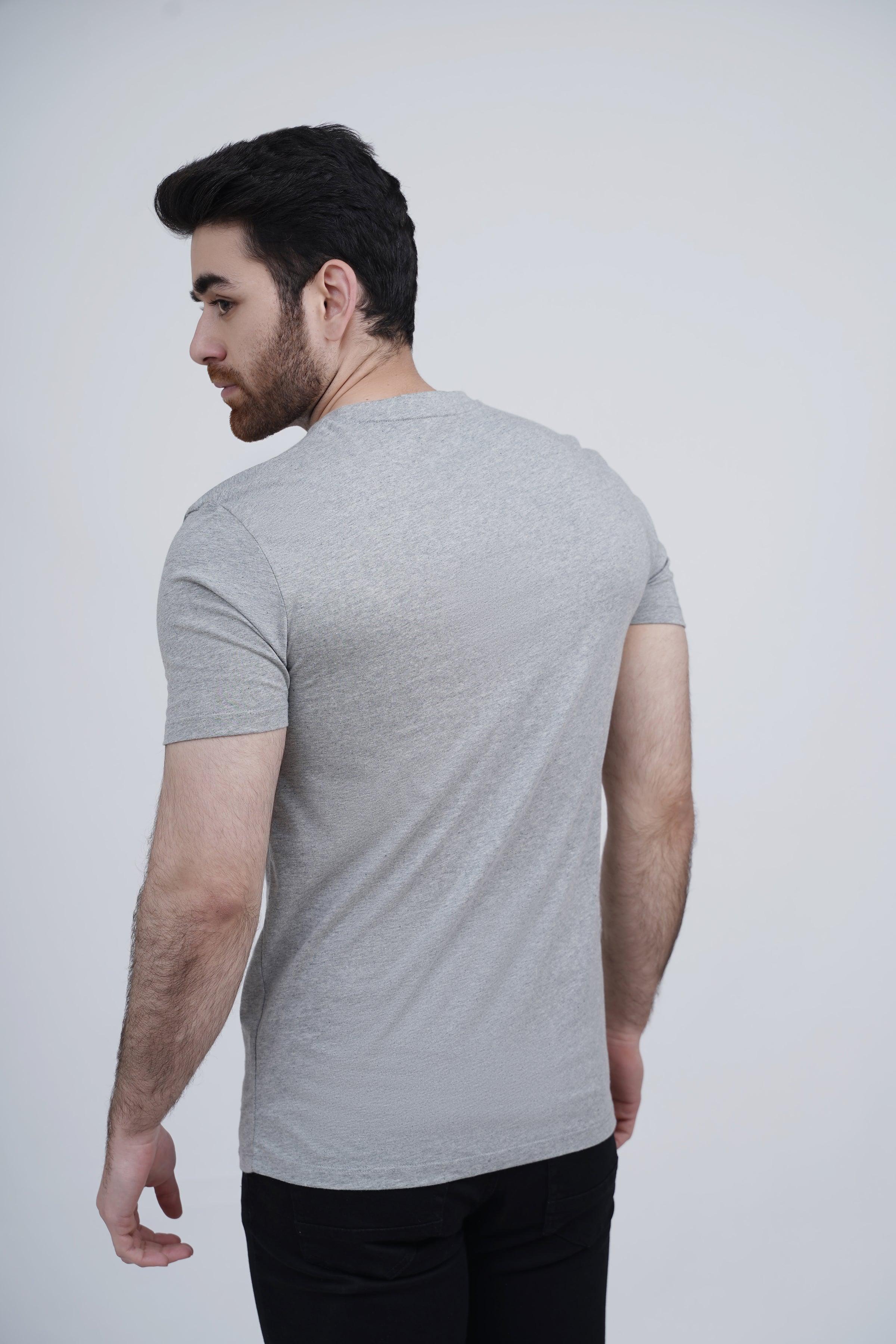SLEEPWEAR T SHIRT GREY MELANGE - Image 3
