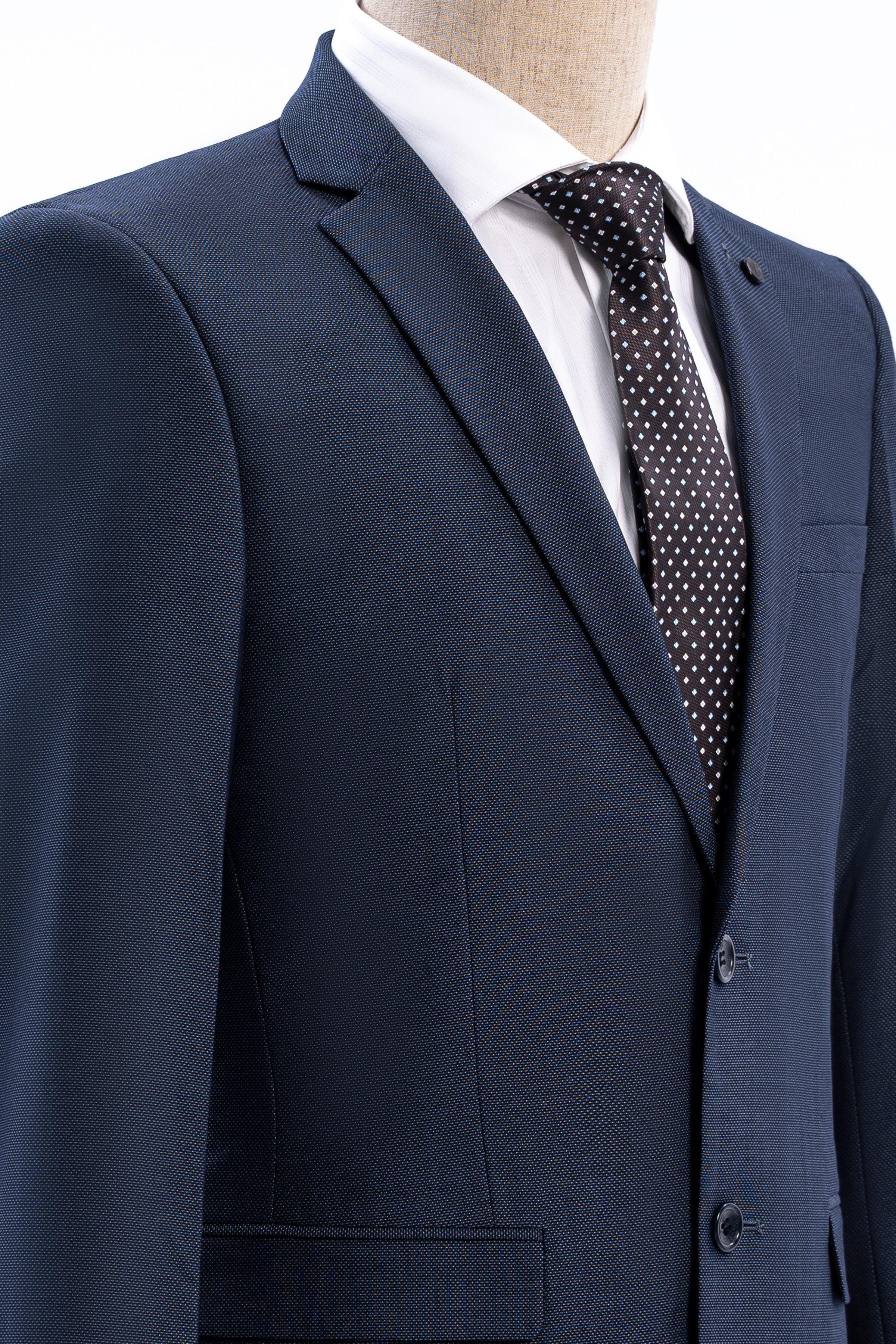 TWO PIECE SLIM FIT SUIT BLUE - Image 6