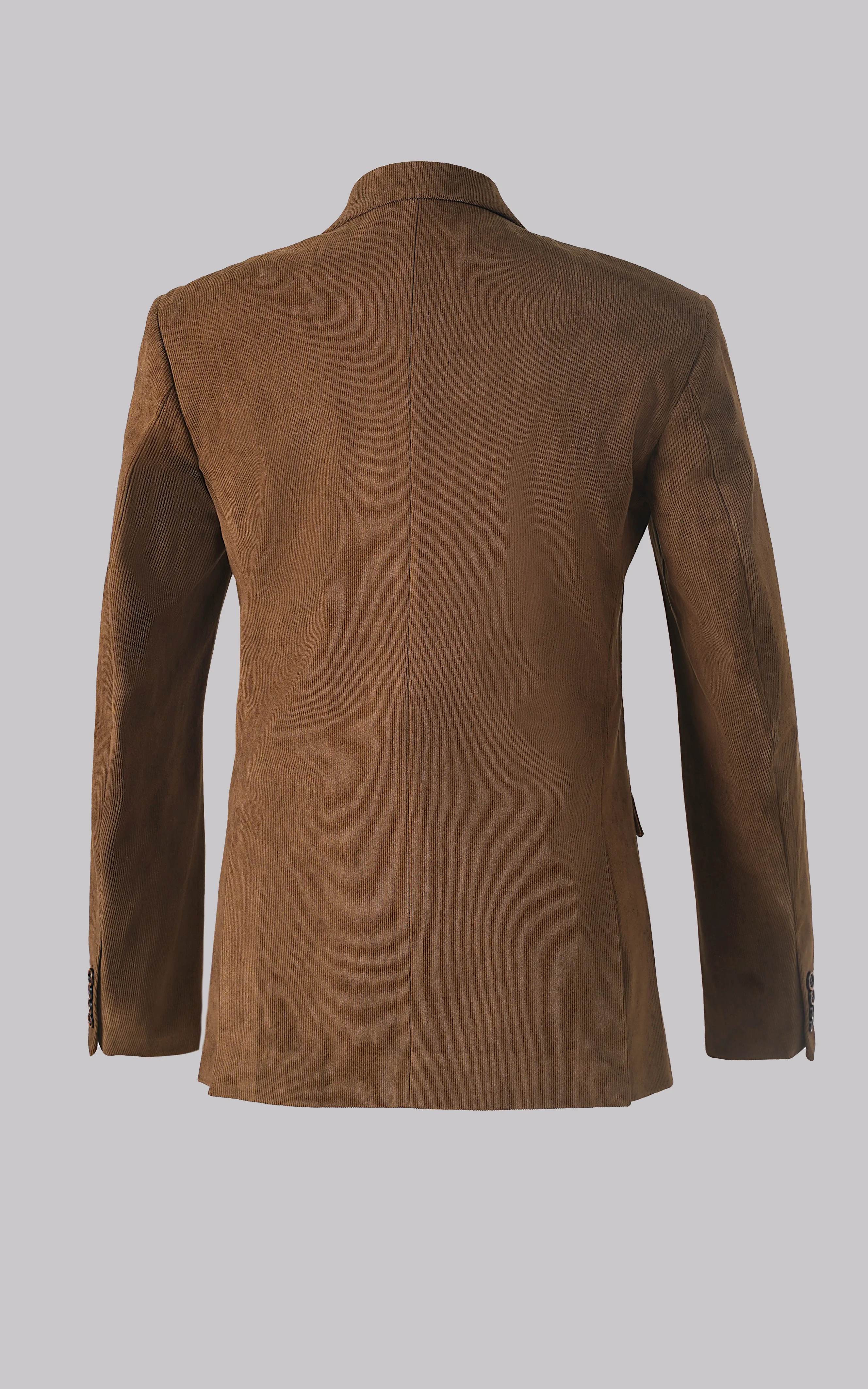 CORDUROY CASUAL COAT BROWN - Image 4