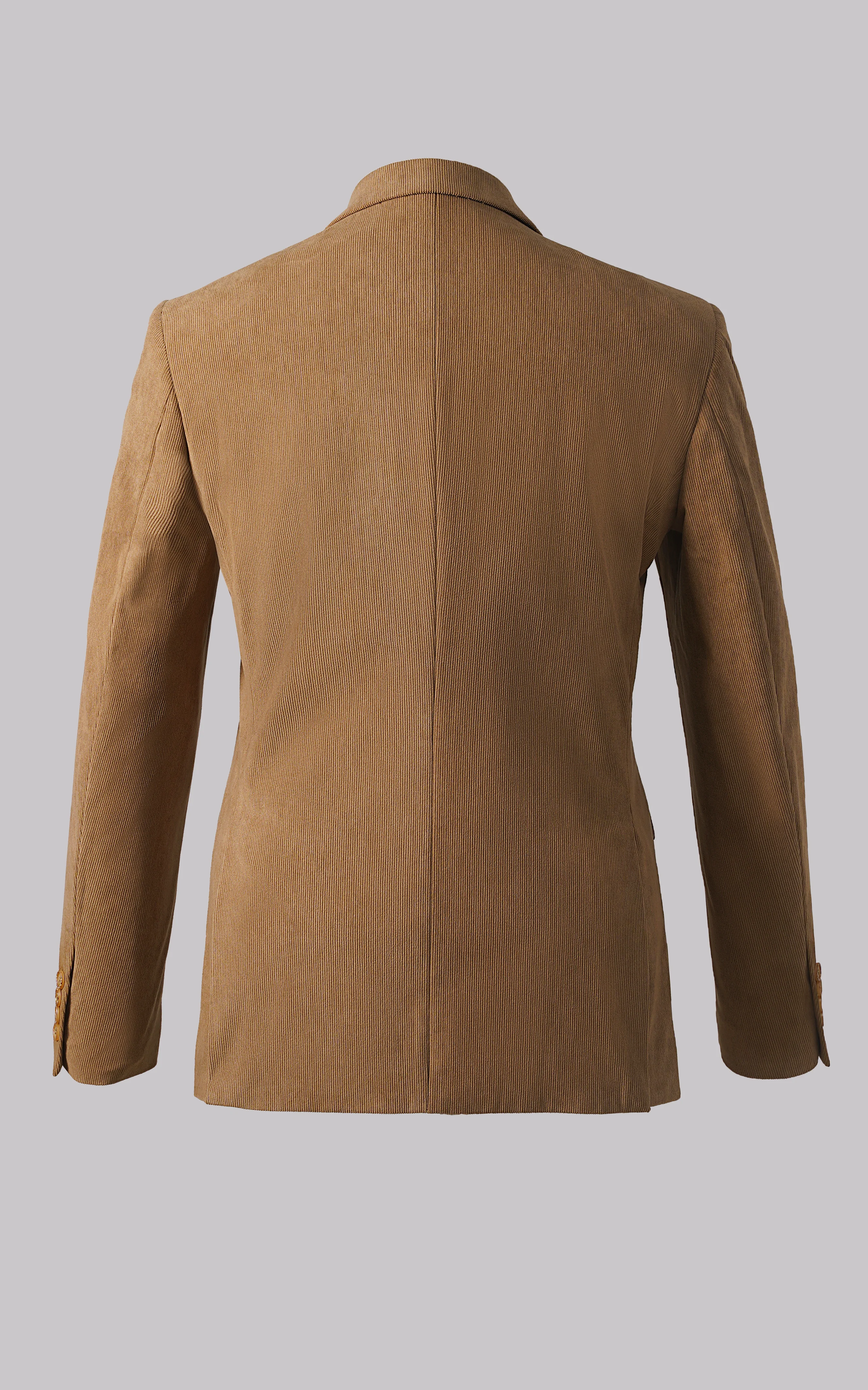 CORDUROY CASUAL COAT KHAKI - Image 4