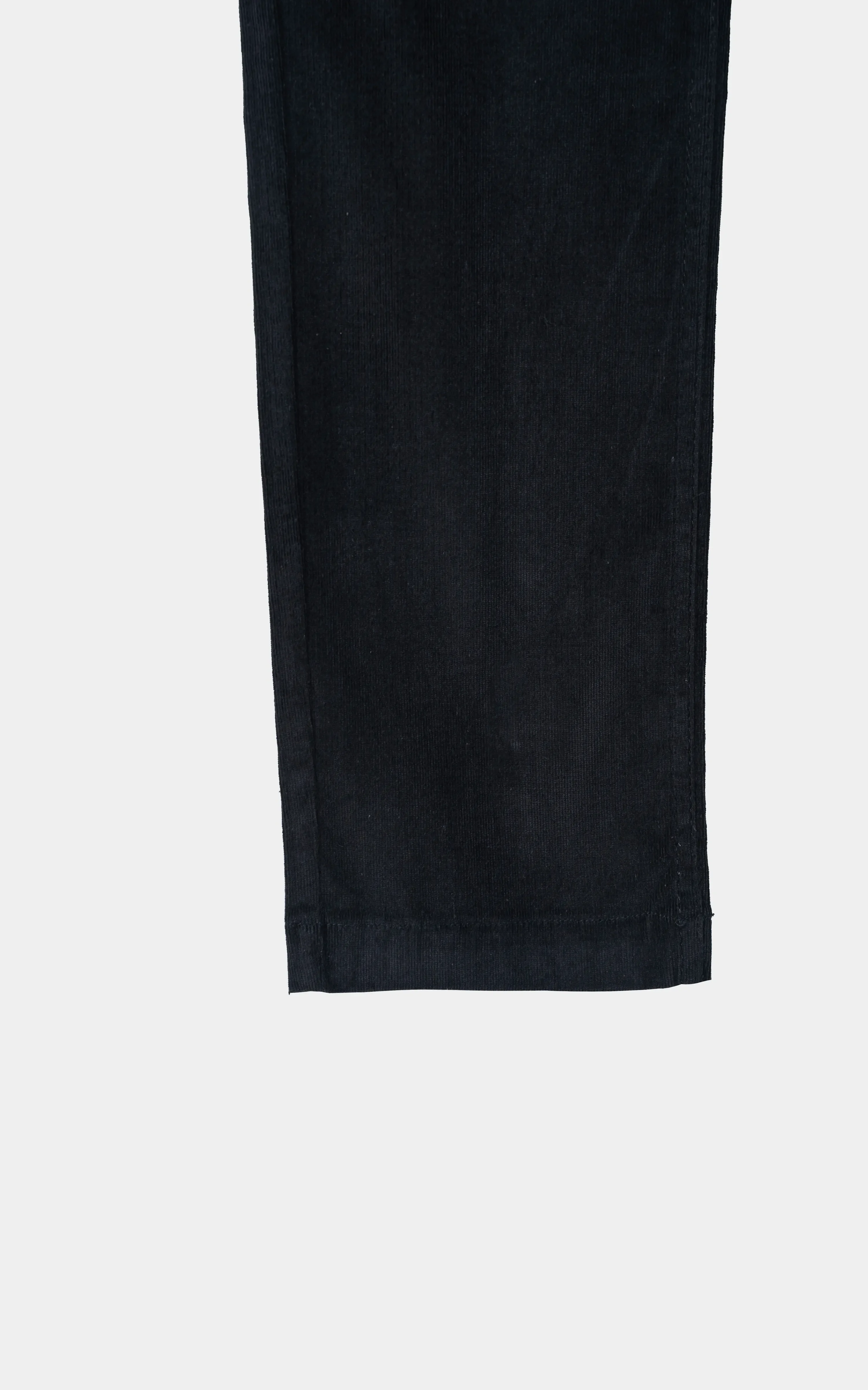 CORDUROY FIVE POCKET STRAIGHT FIT CASUAL PANT BLACK - Image 4