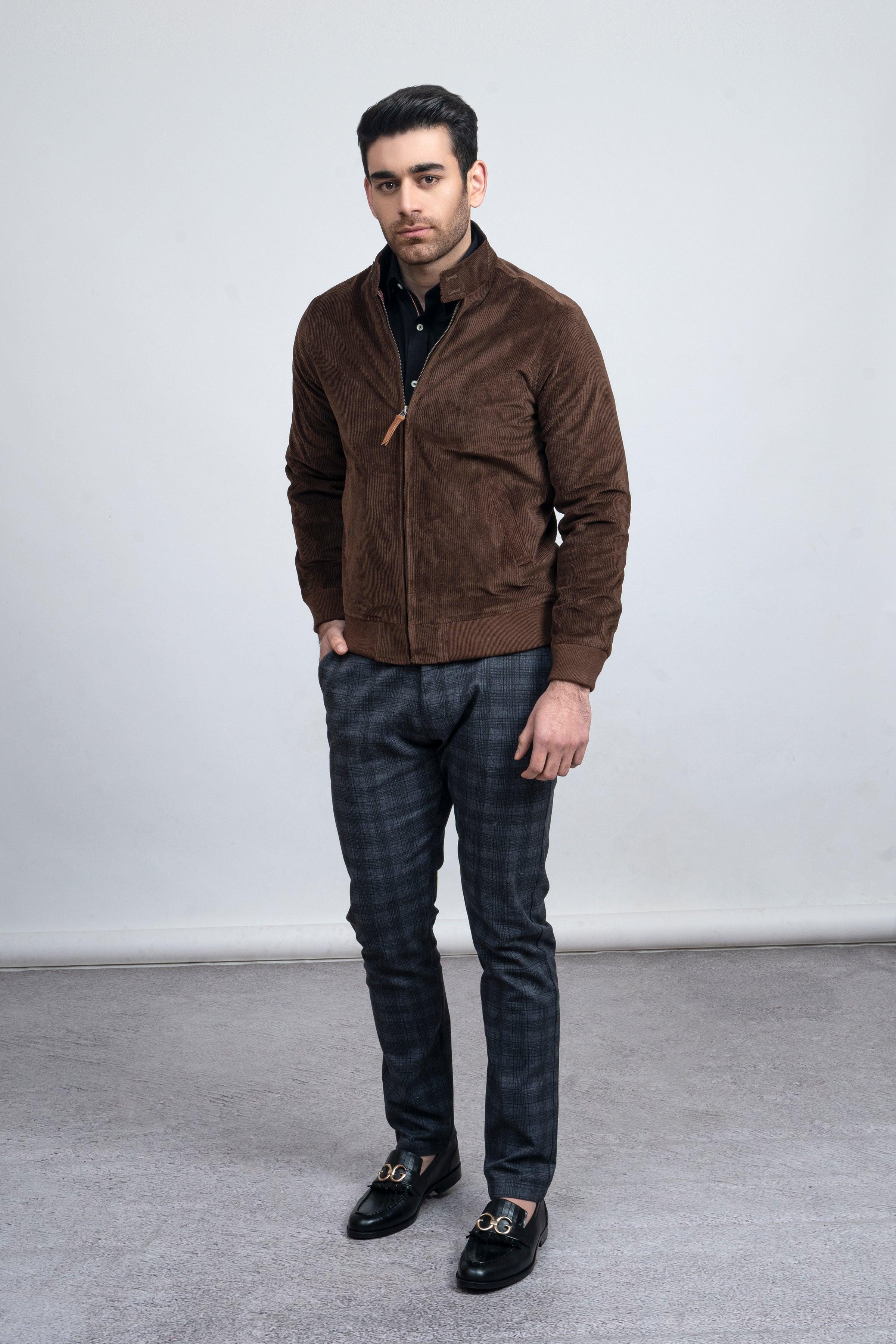 CORDUROY JACKET F/S BROWN - Image 2