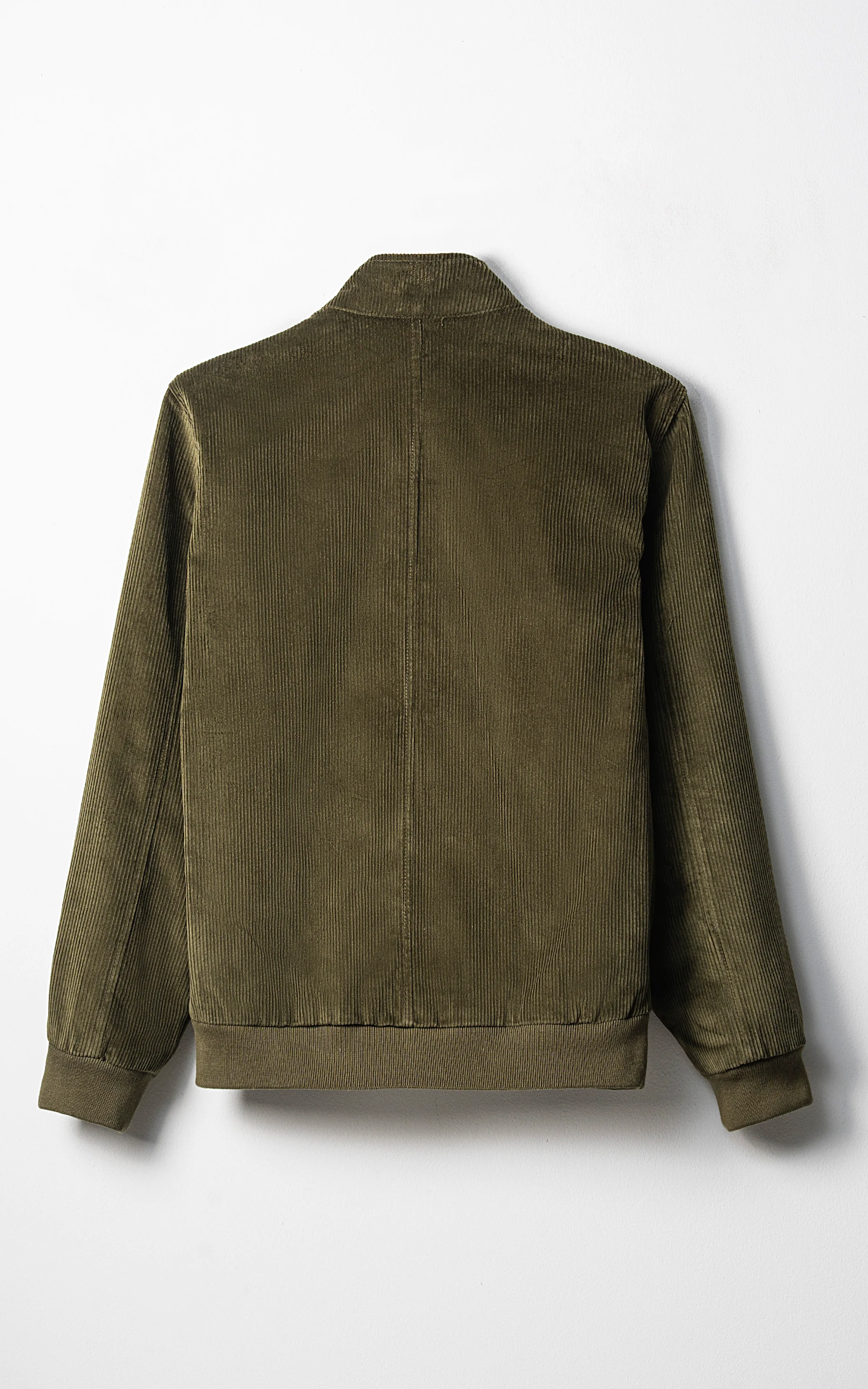 CORDUROY JACKET FULL SLEEVE OLIVE GREEN - Image 3