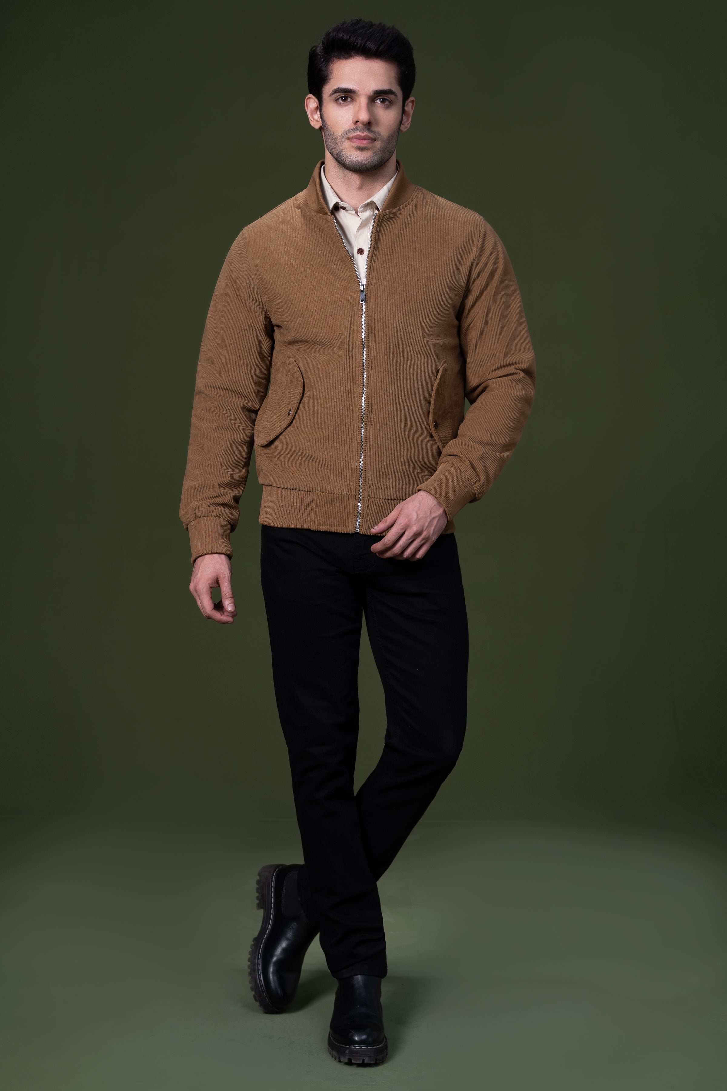 CORDUROY JACKET KHAKI