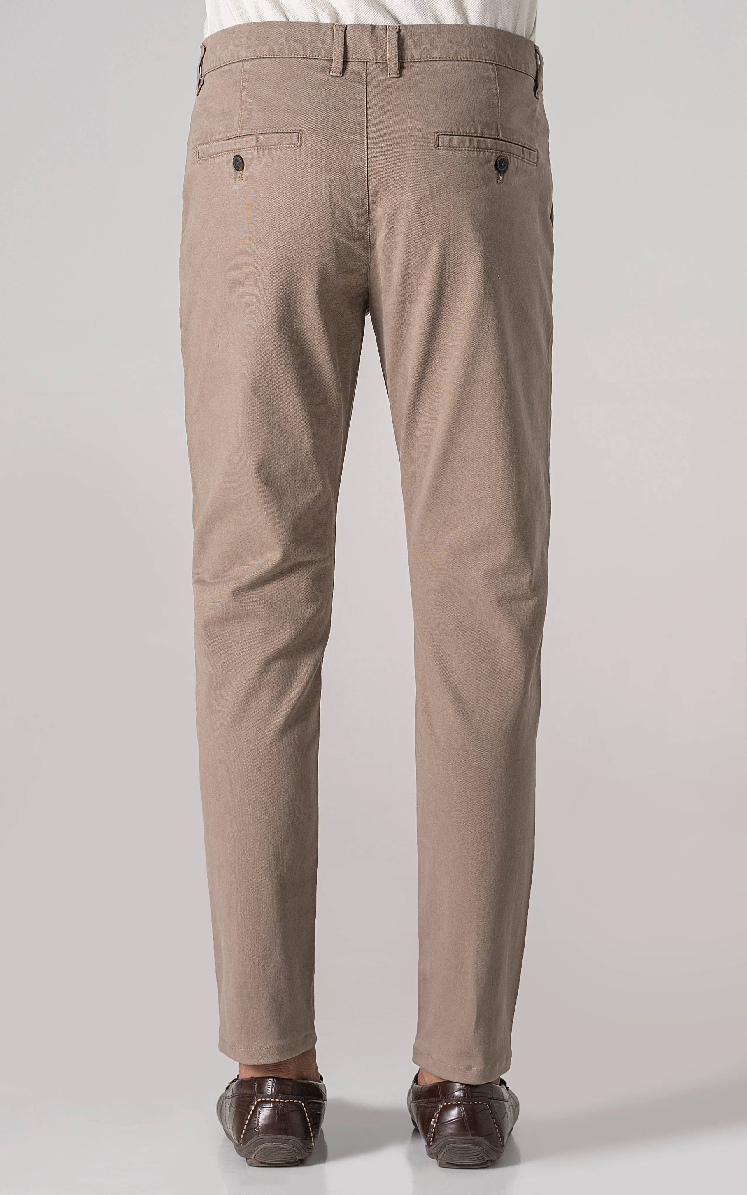 CROSS POCKET CASUAL PANT KHAKI - Image 3