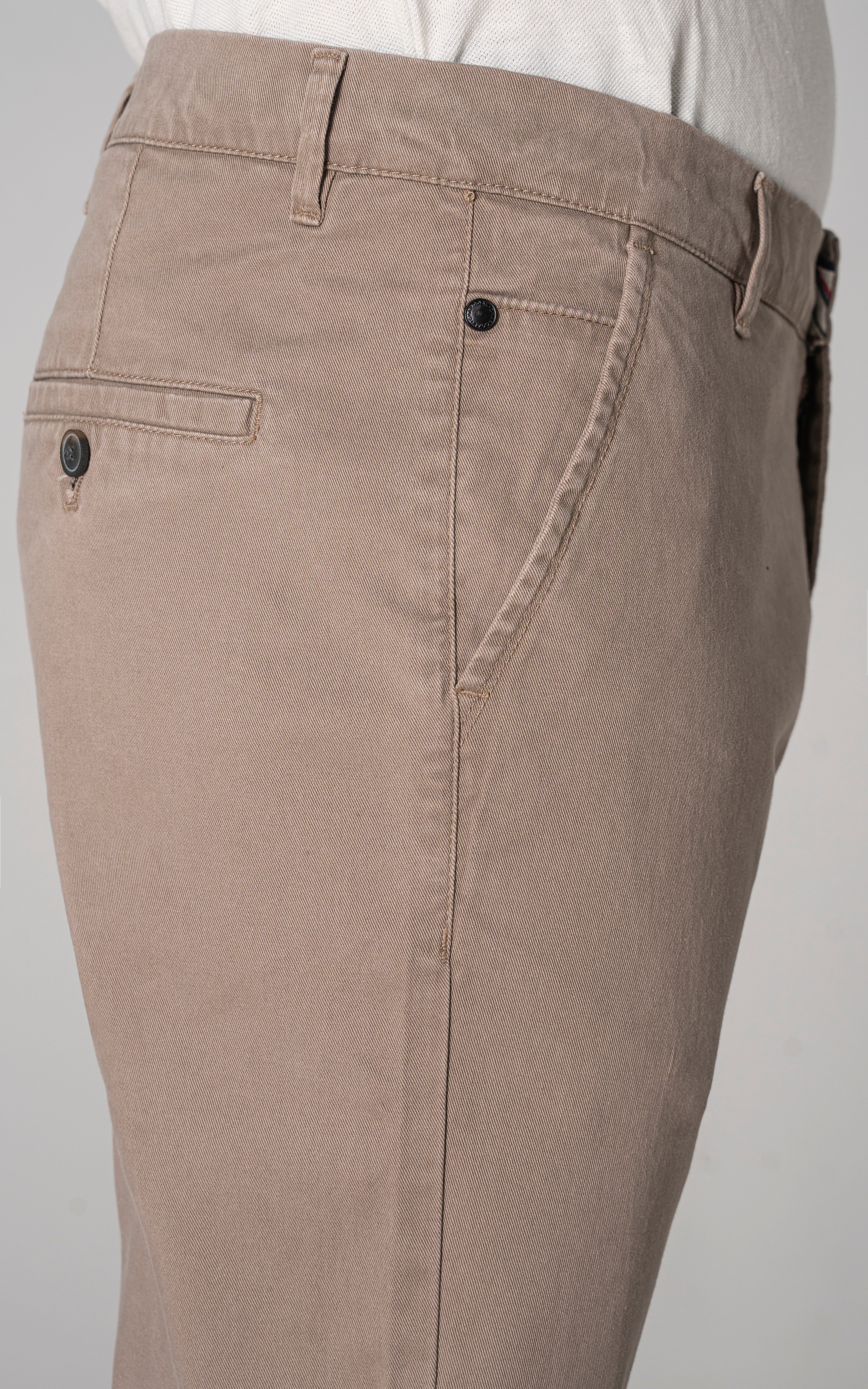 CROSS POCKET CASUAL PANT KHAKI - Image 4