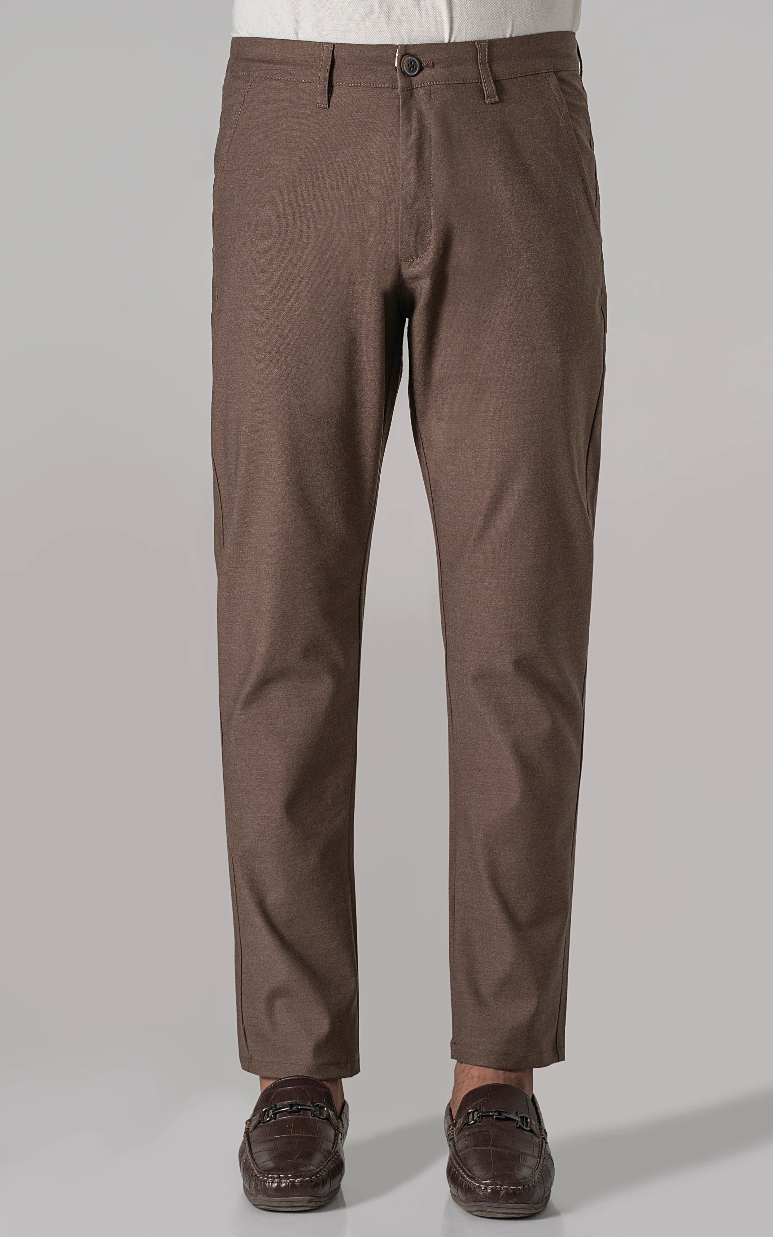 CROSS POCKET CASUAL PANT BROWN - Image 2