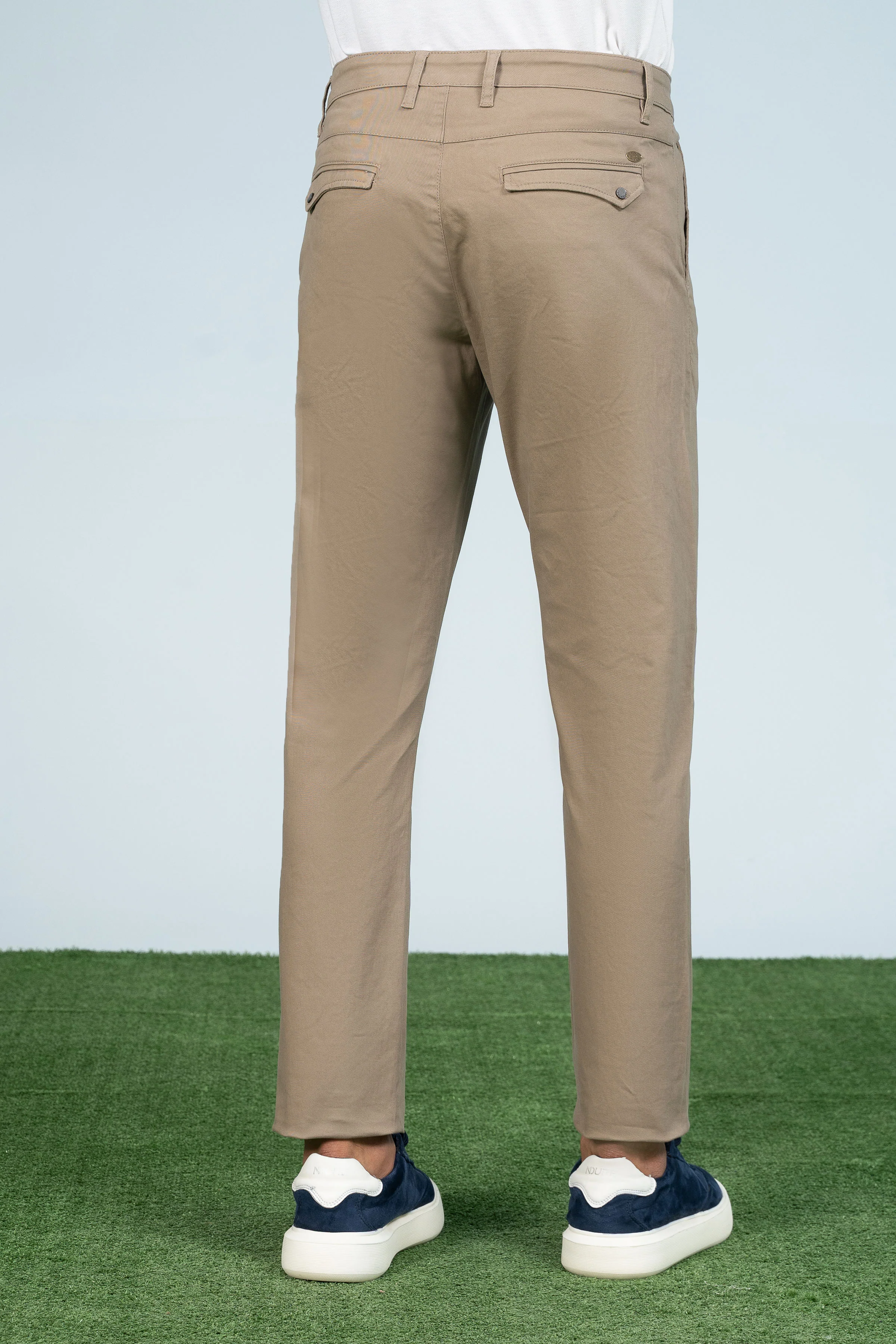 CROSS POCKET CASUAL PANT LIGHT BROWN - Image 3