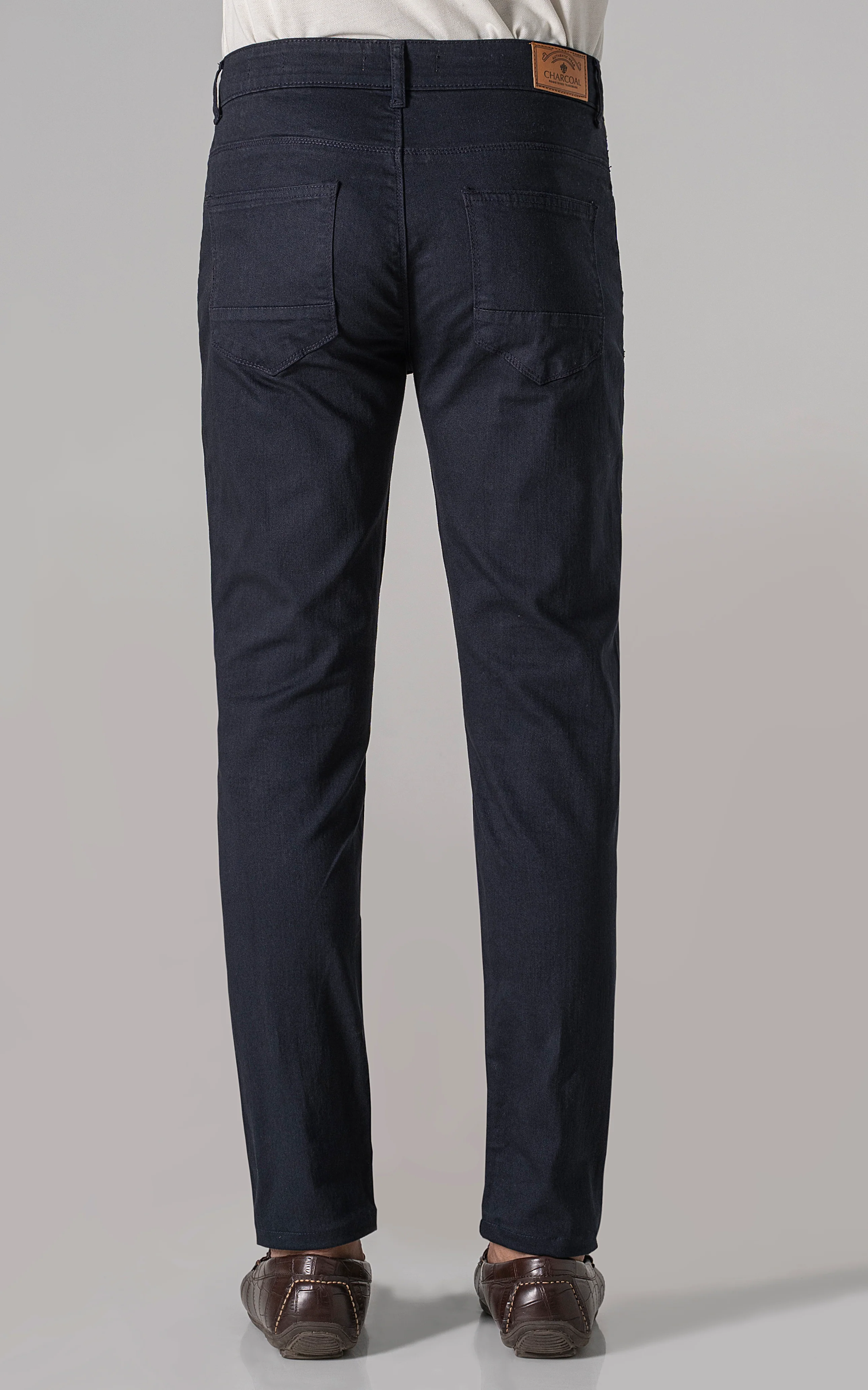5 POCKET CASUAL PANT NAVY - Image 3