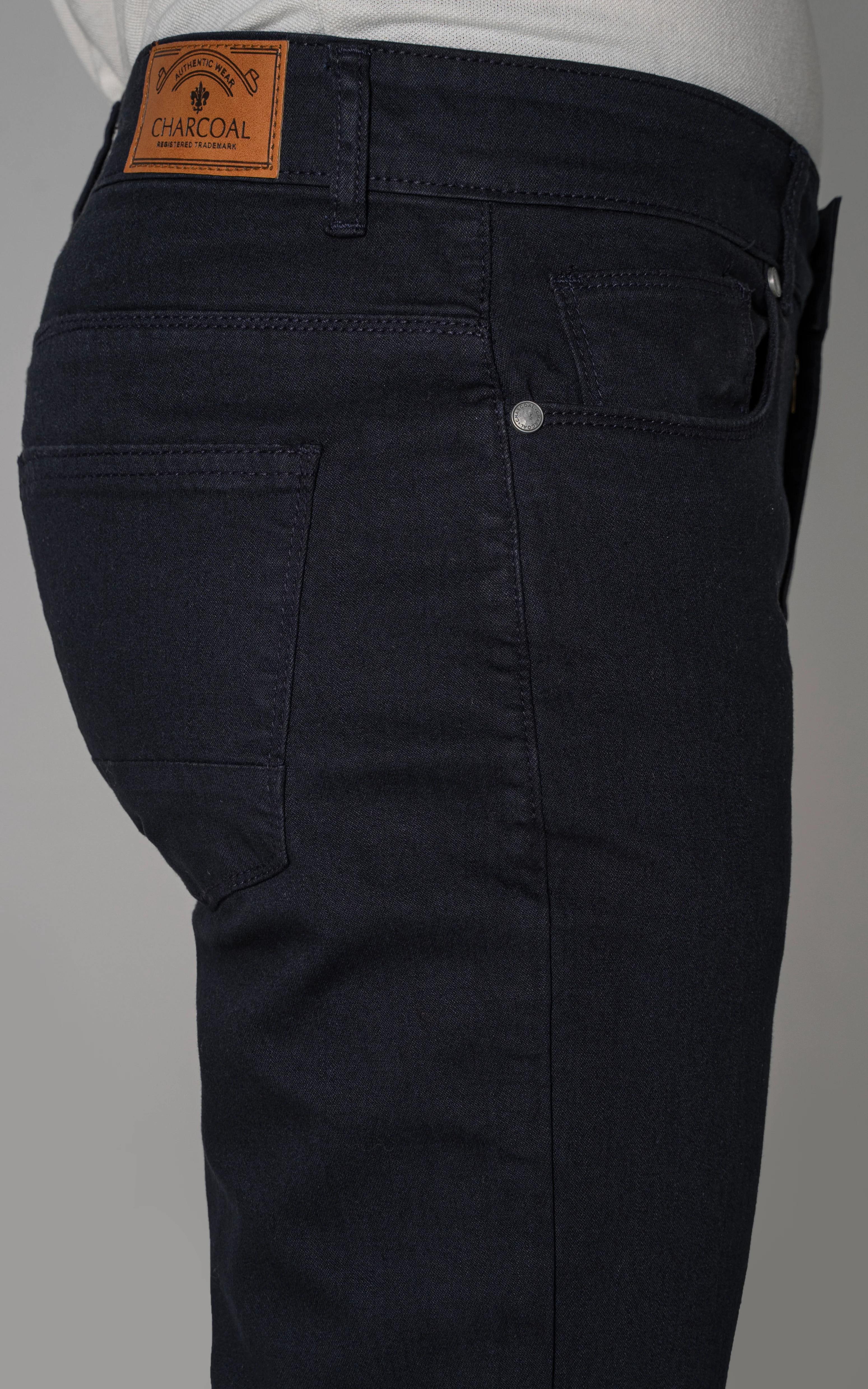 5 POCKET CASUAL PANT NAVY - Image 4