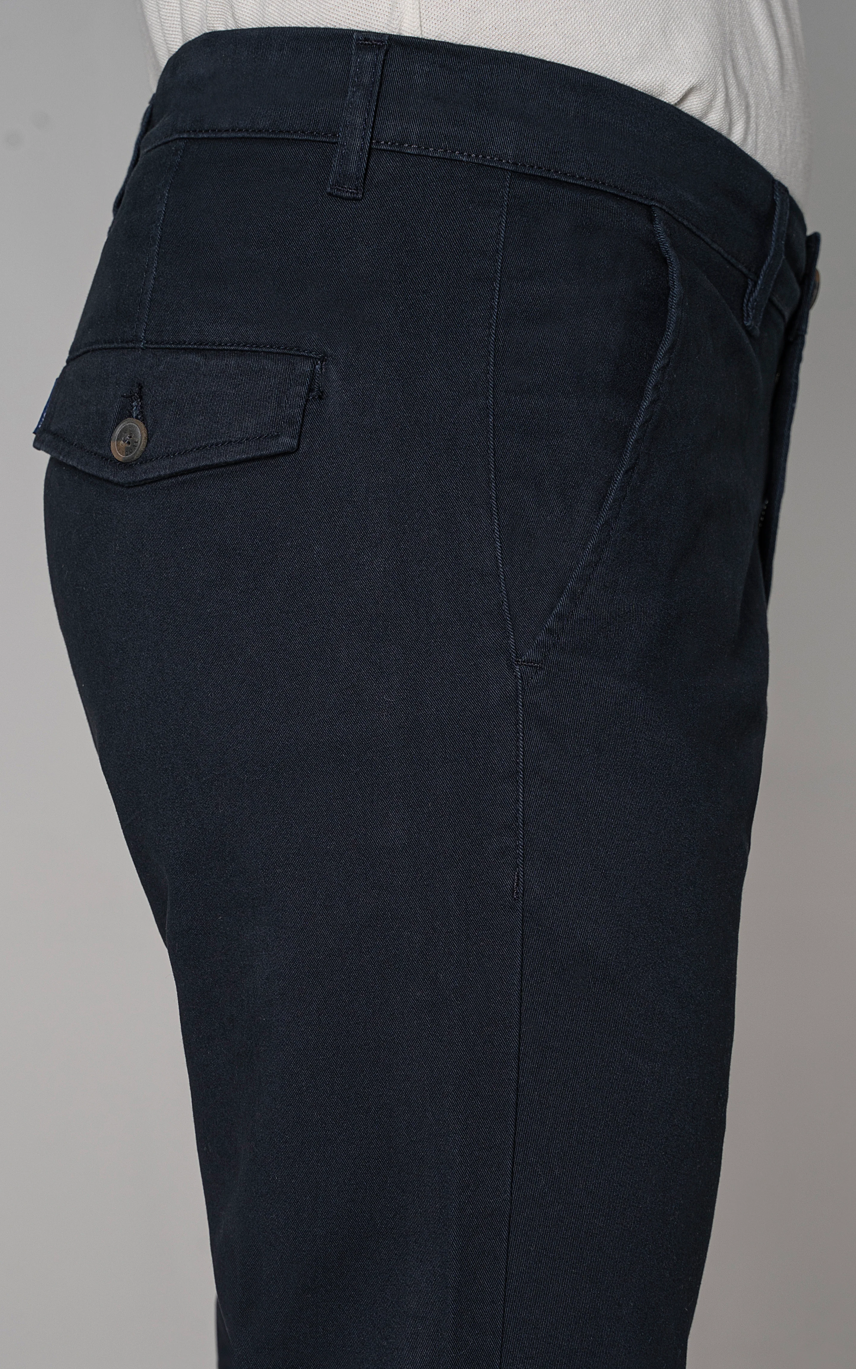CROSS POCKET CASUAL PANT NAVY - Image 4