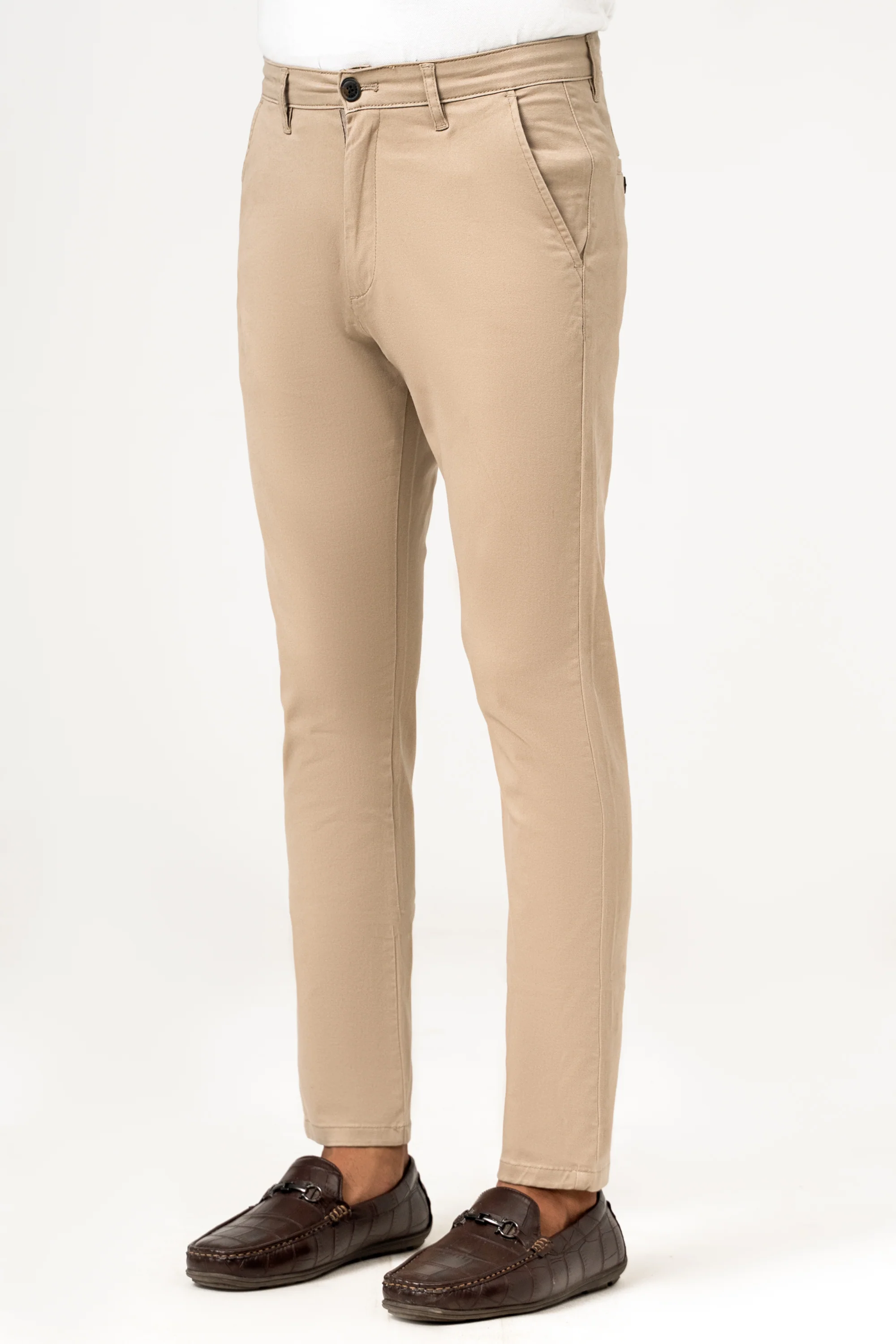 CROSS POCKET CASUAL PANT STONE - Image 3