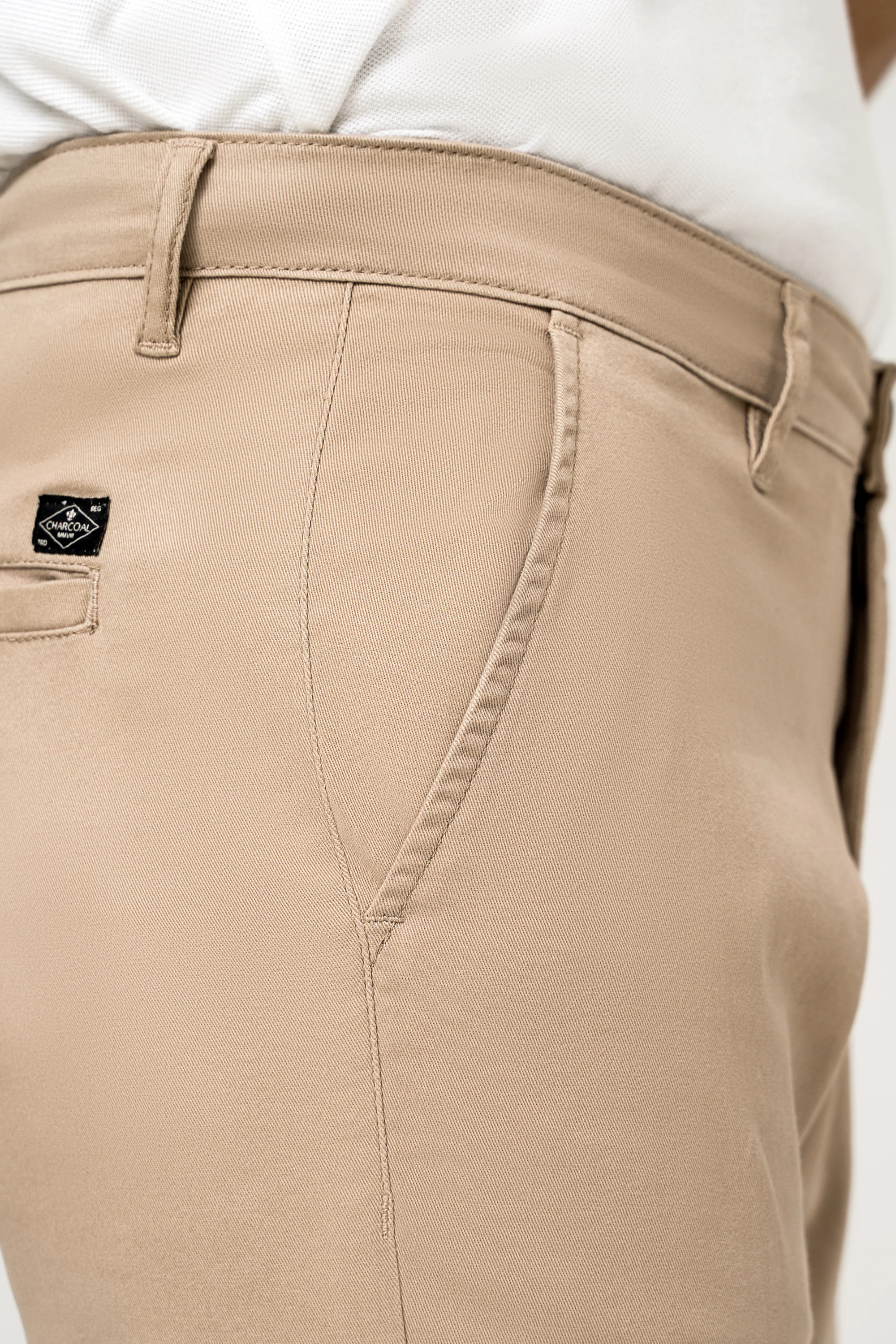 CROSS POCKET CASUAL PANT STONE - Image 5