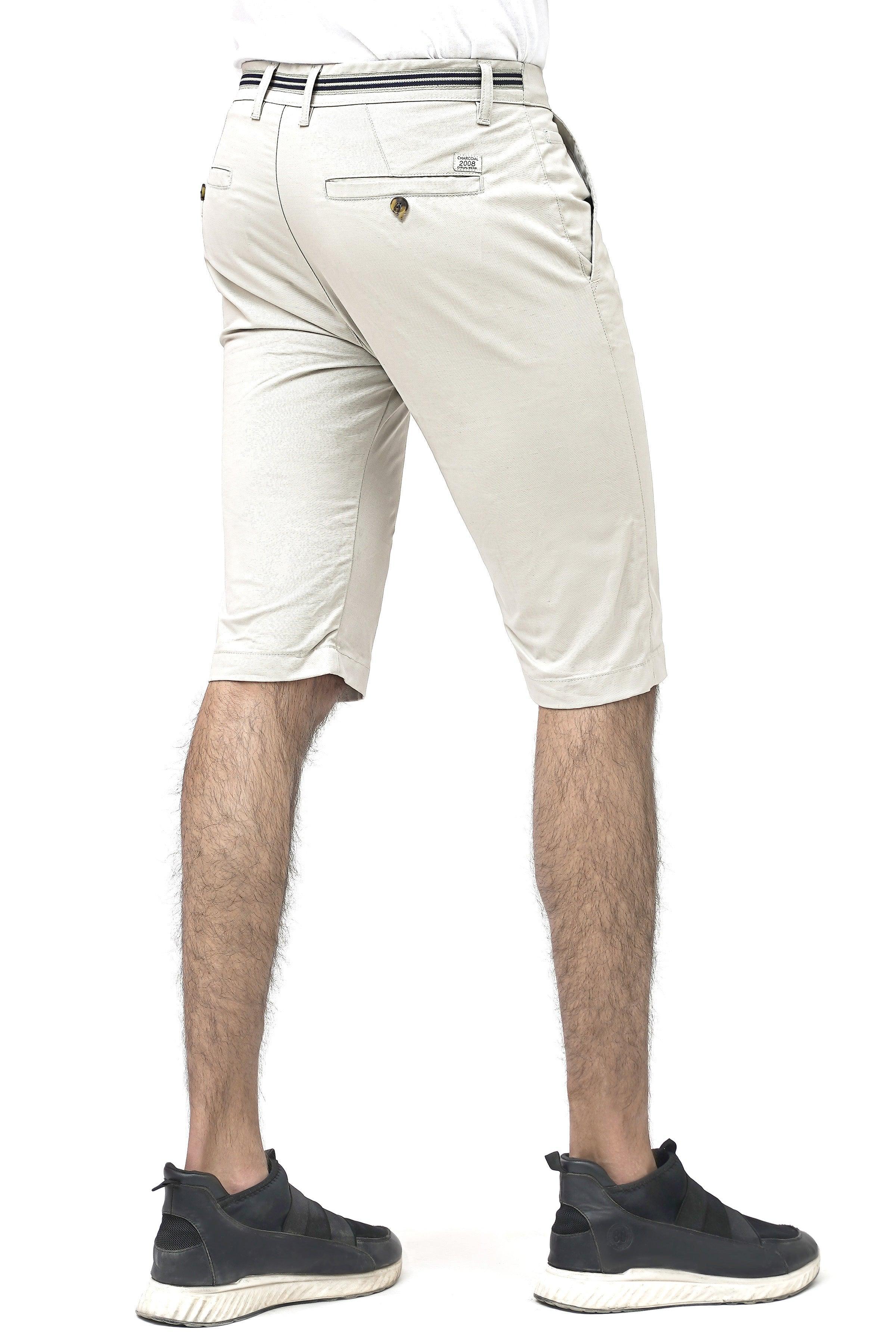 CROSS POCKET CHINO STONE SHORTS - Image 3