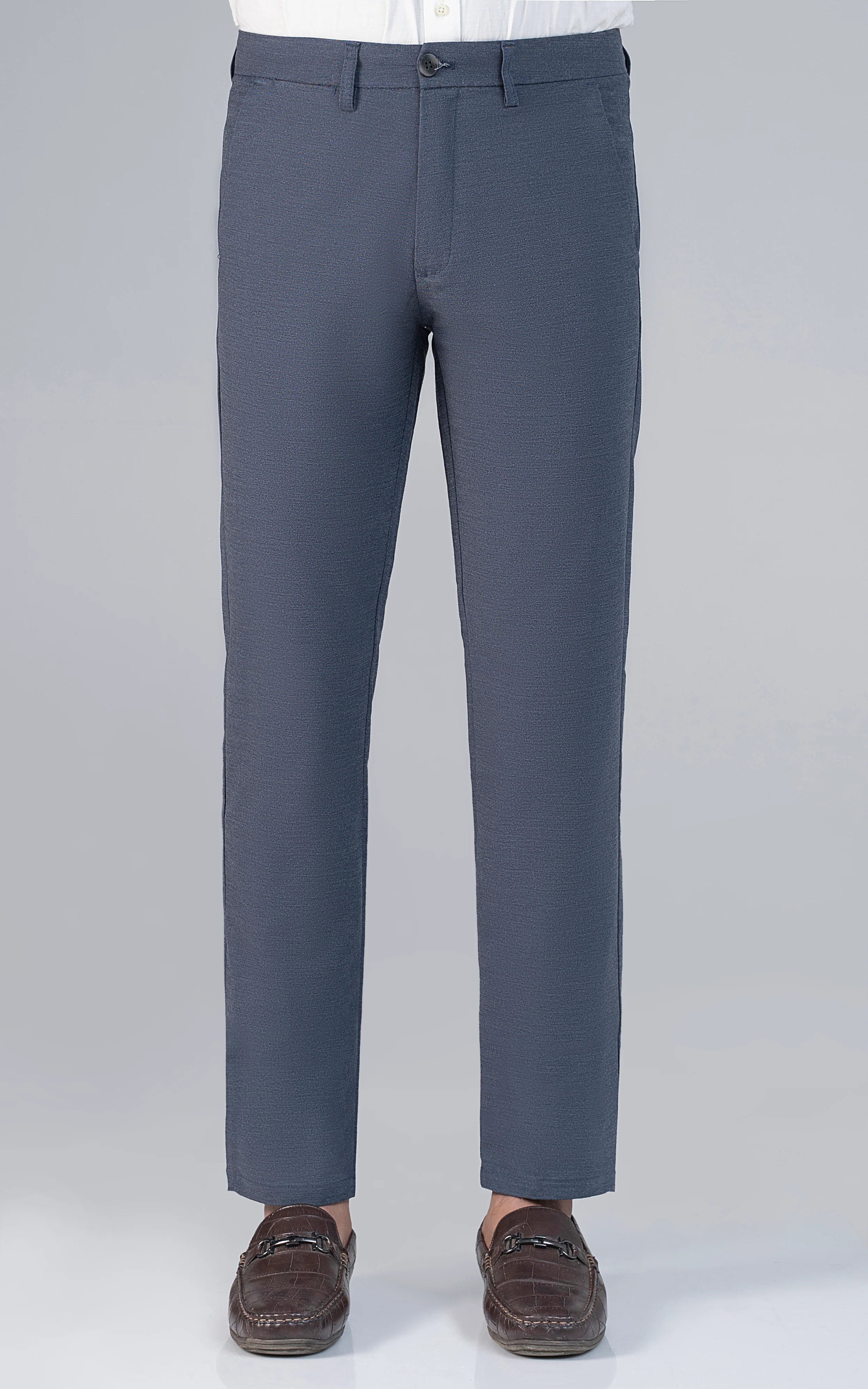 CROSS POCKET MELANGE PANT NAVY - Image 3