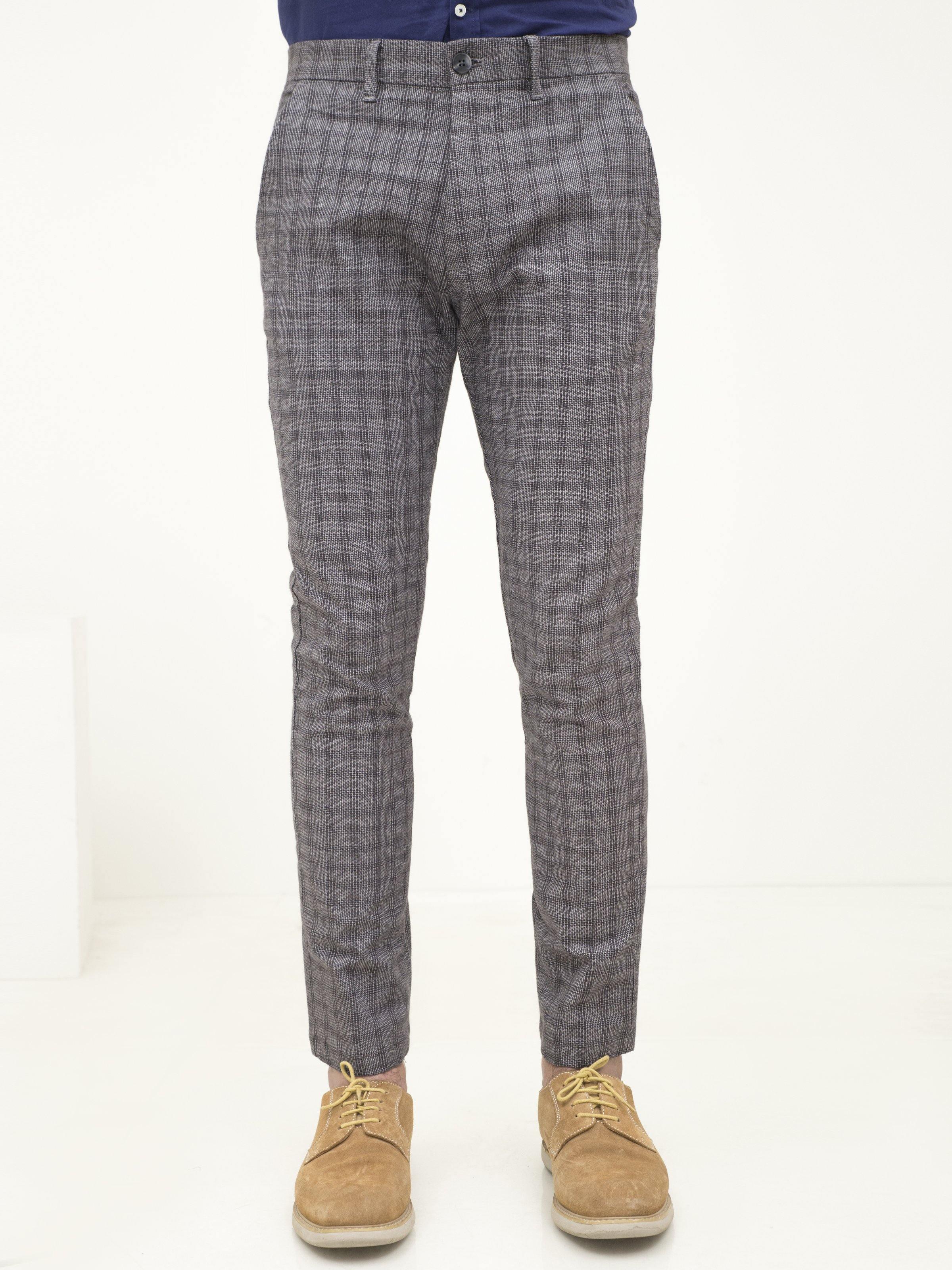 CROSS POCKET PANTS GREY BLACK - Image 2