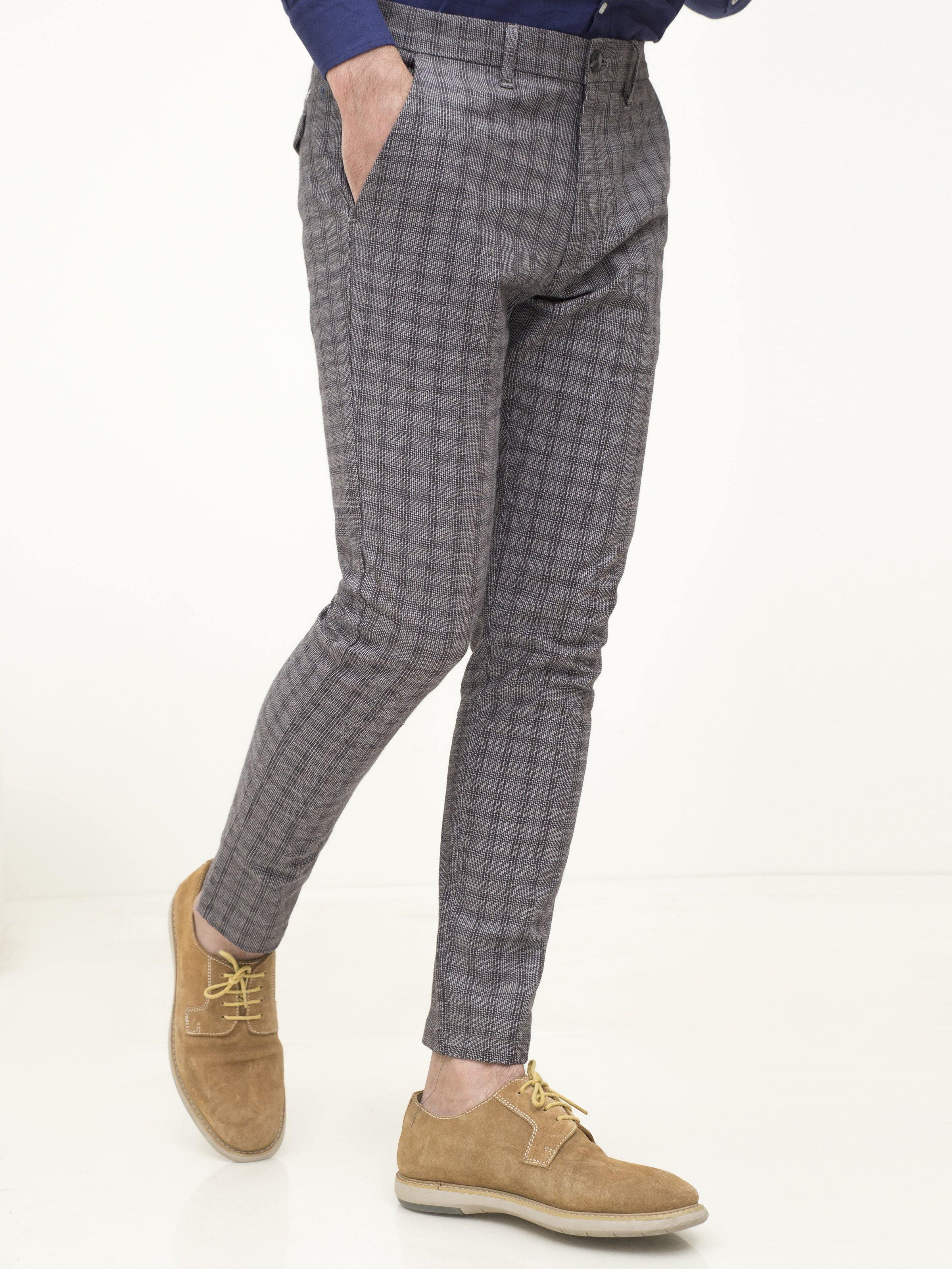 CROSS POCKET PANTS GREY BLACK - Image 3