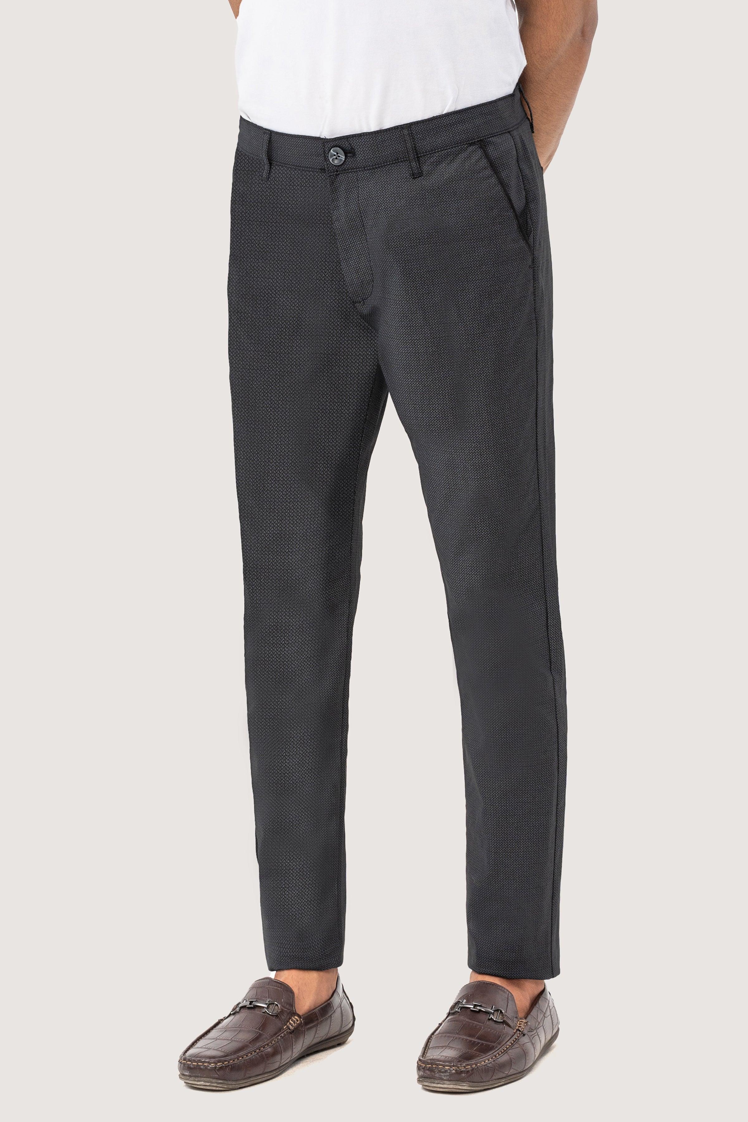 CROSS POCKET PRINTED PANT BLACK - Image 2