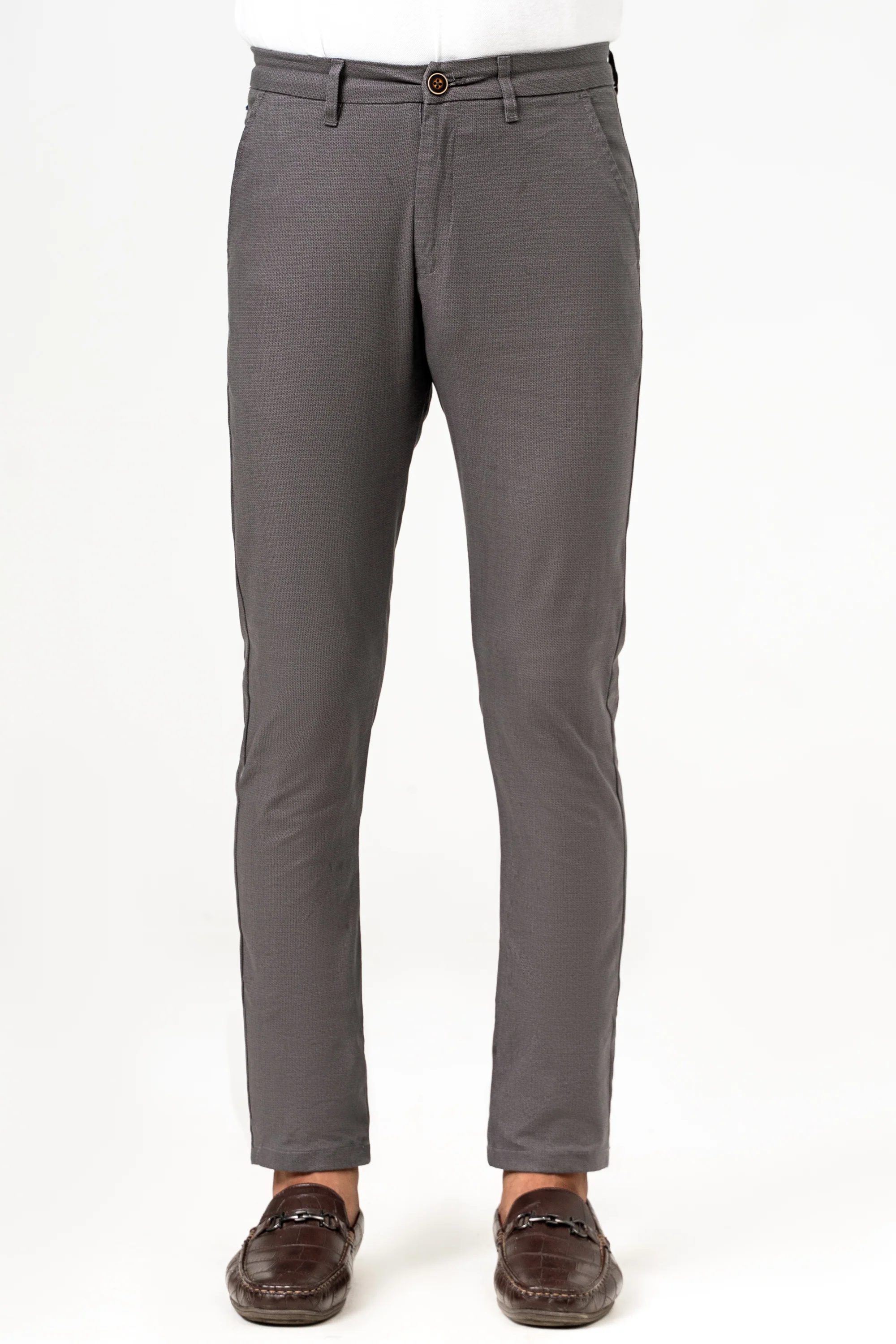 CROSS POCKET PRINTED PANT DARK GREY - Image 2