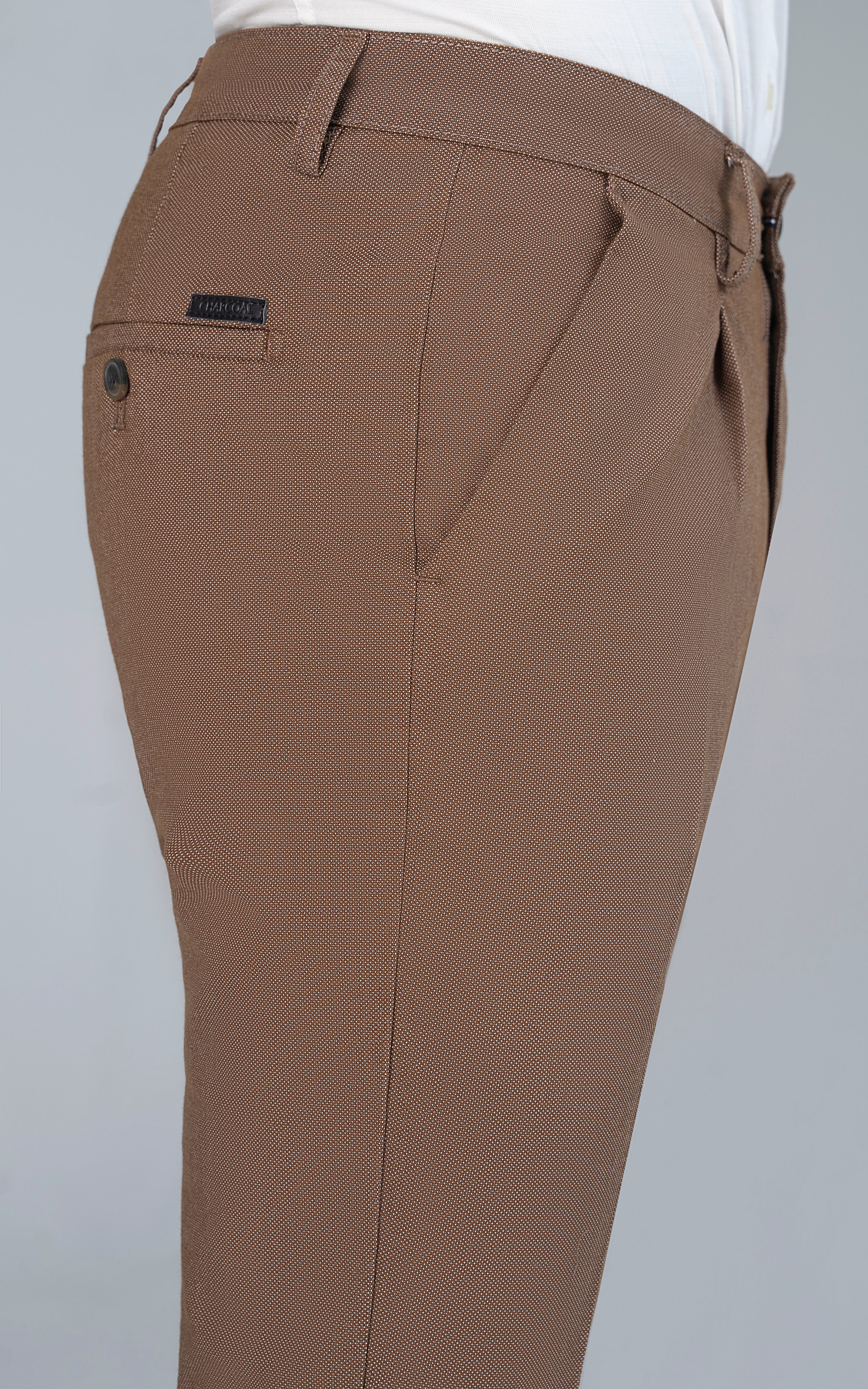 CROSS POCKET TEXTURED PANT KHAKI - Image 2