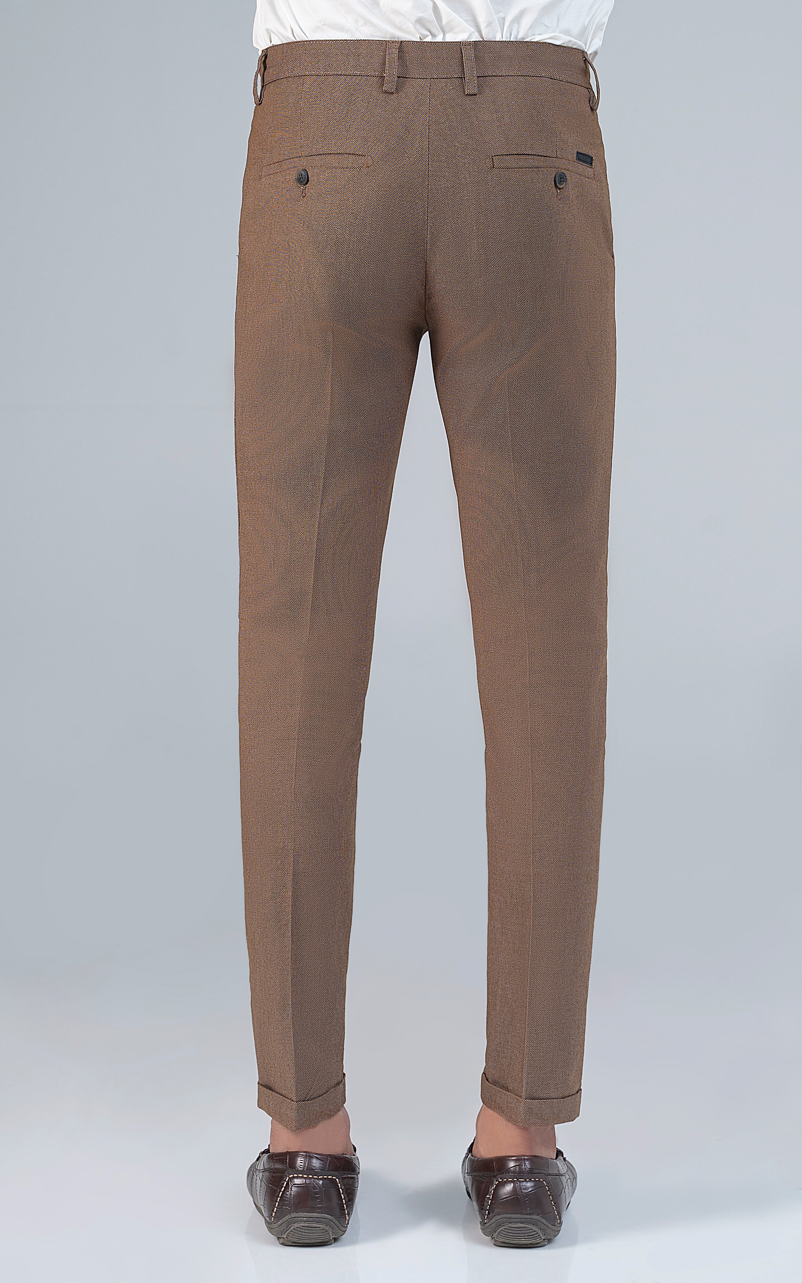 CROSS POCKET TEXTURED PANT KHAKI - Image 4