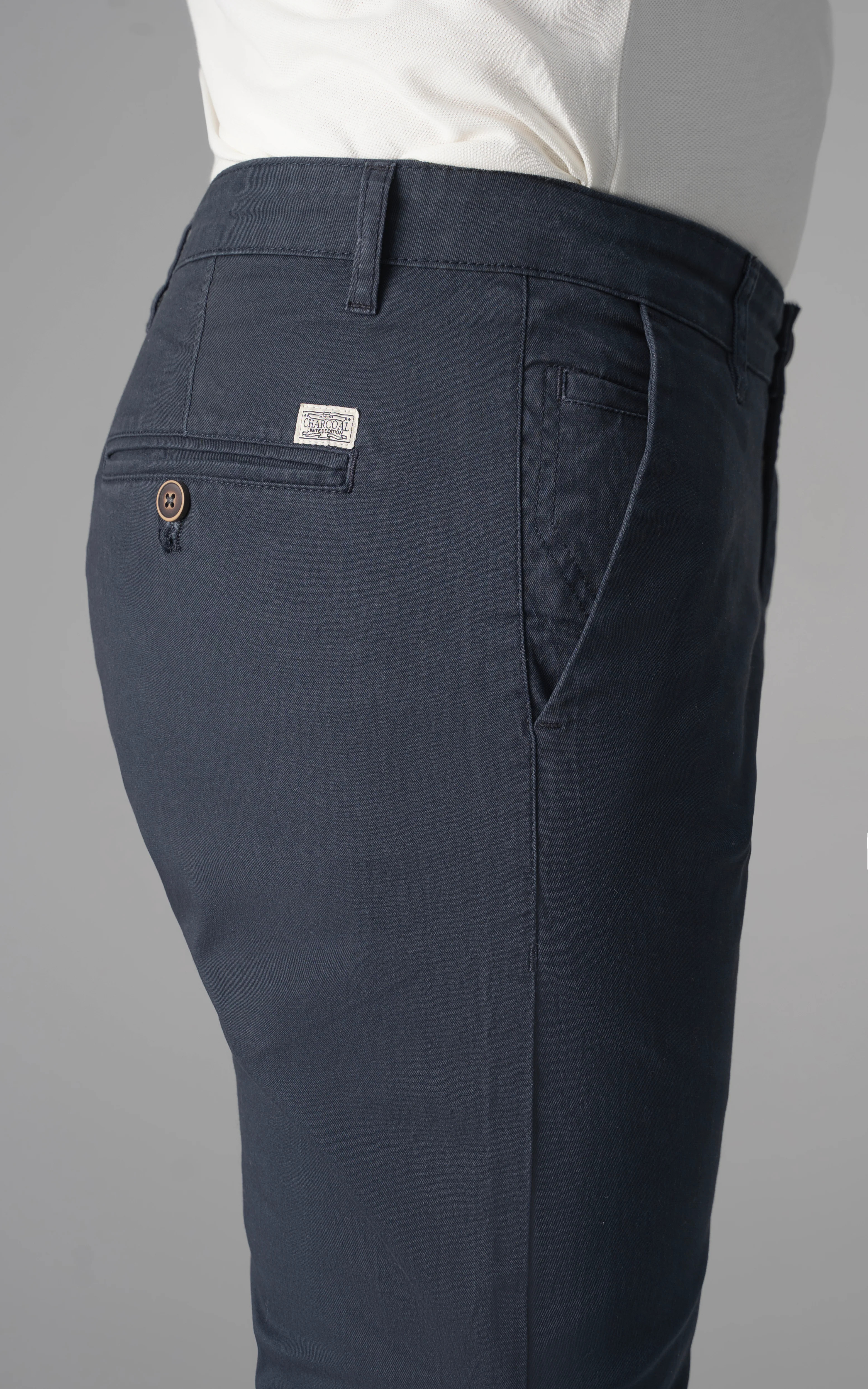 CROSS POCKET TWILL PANT NAVY - Image 3