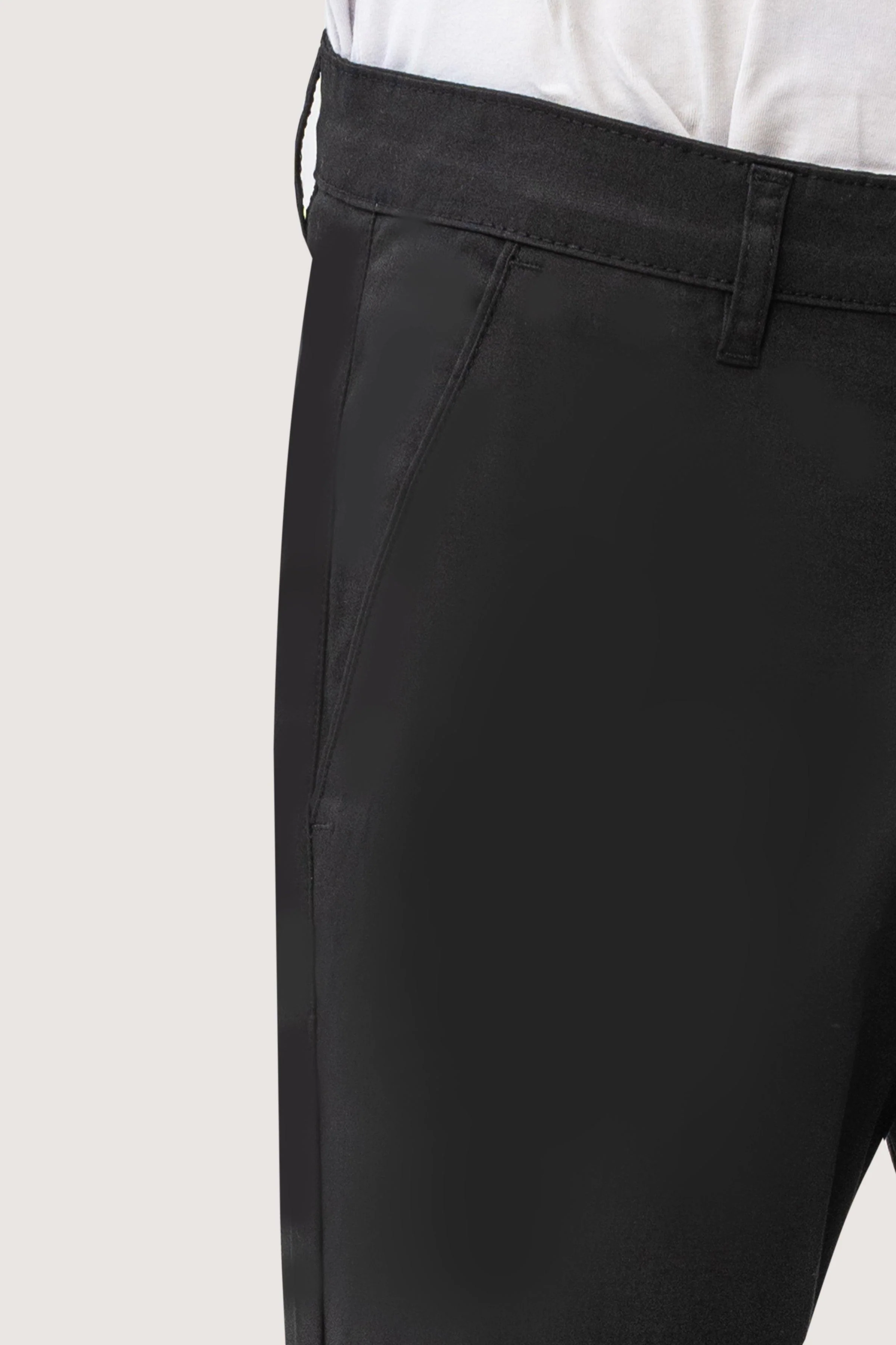 CROSS POCKET TWILL SLIMFIT PANT BLACK - Image 4