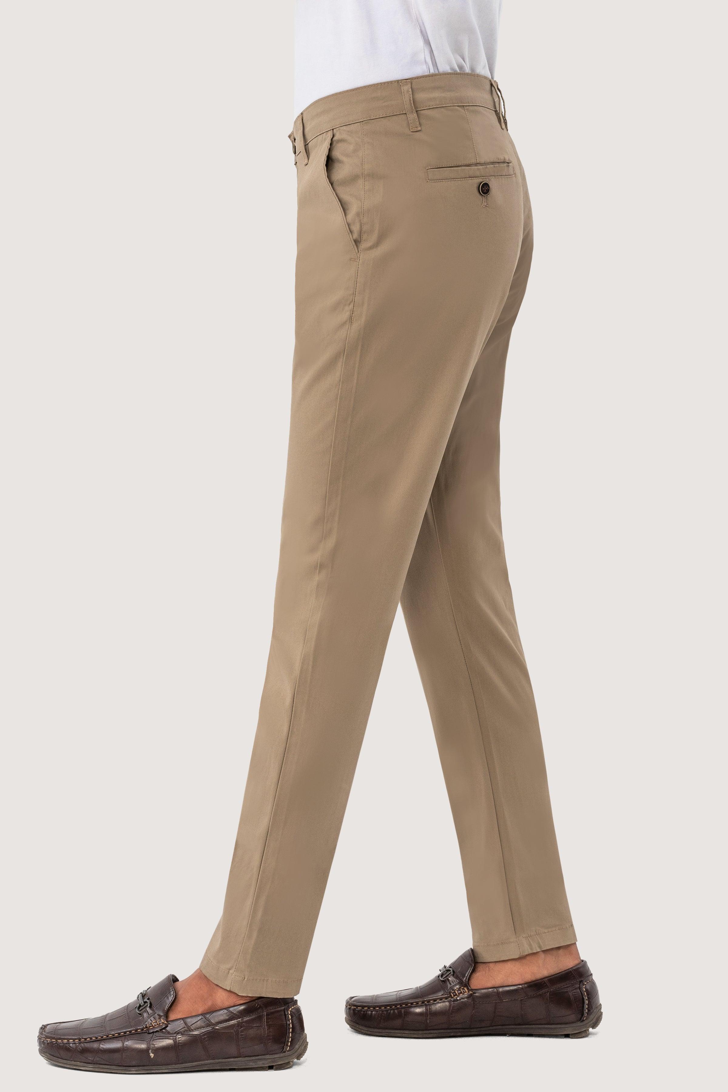 CROSS POCKET TWILL SLIMFIT PANT LIGHT KHAKI