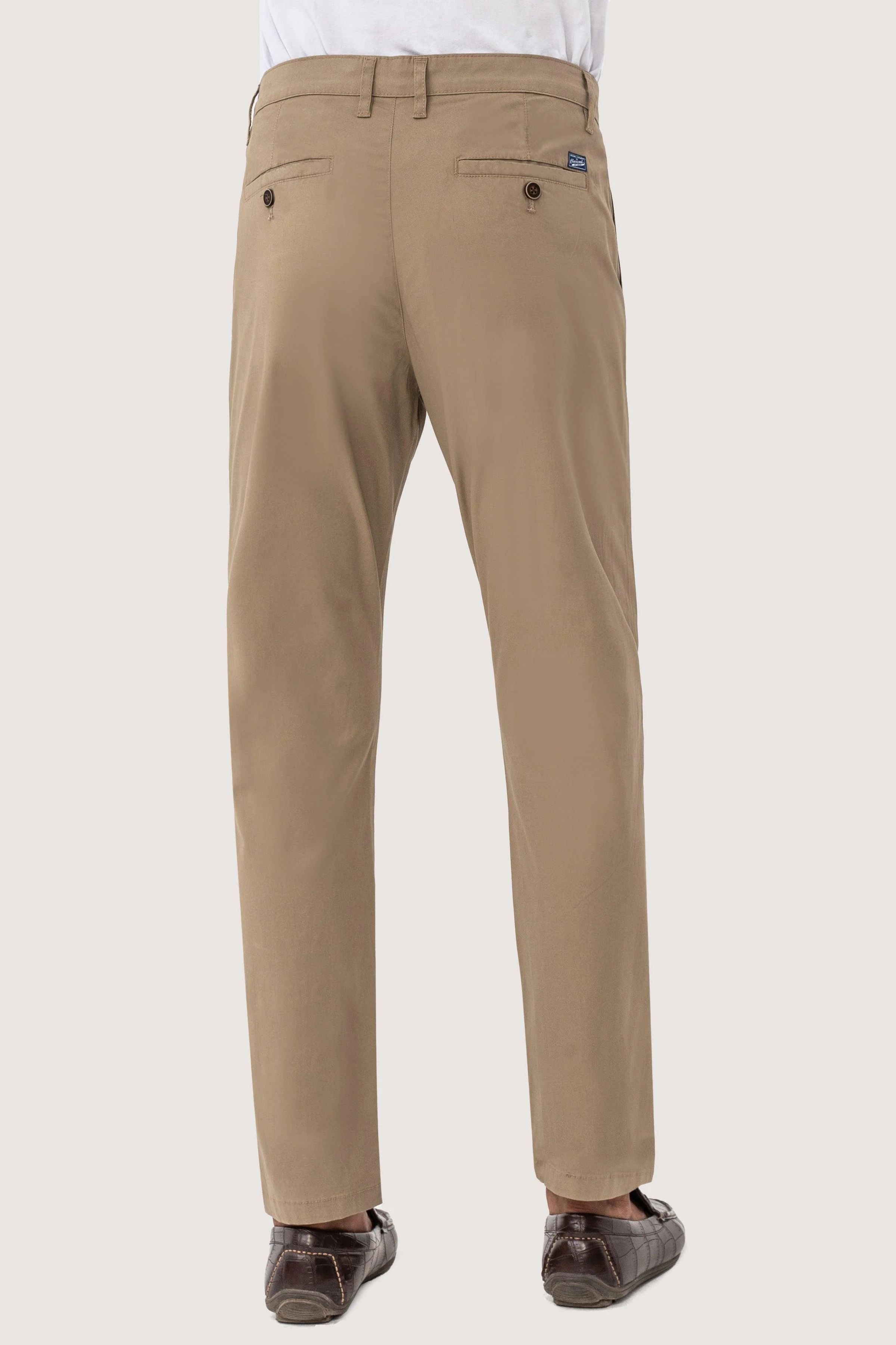 CROSS POCKET TWILL SLIMFIT PANT LIGHT KHAKI - Image 3