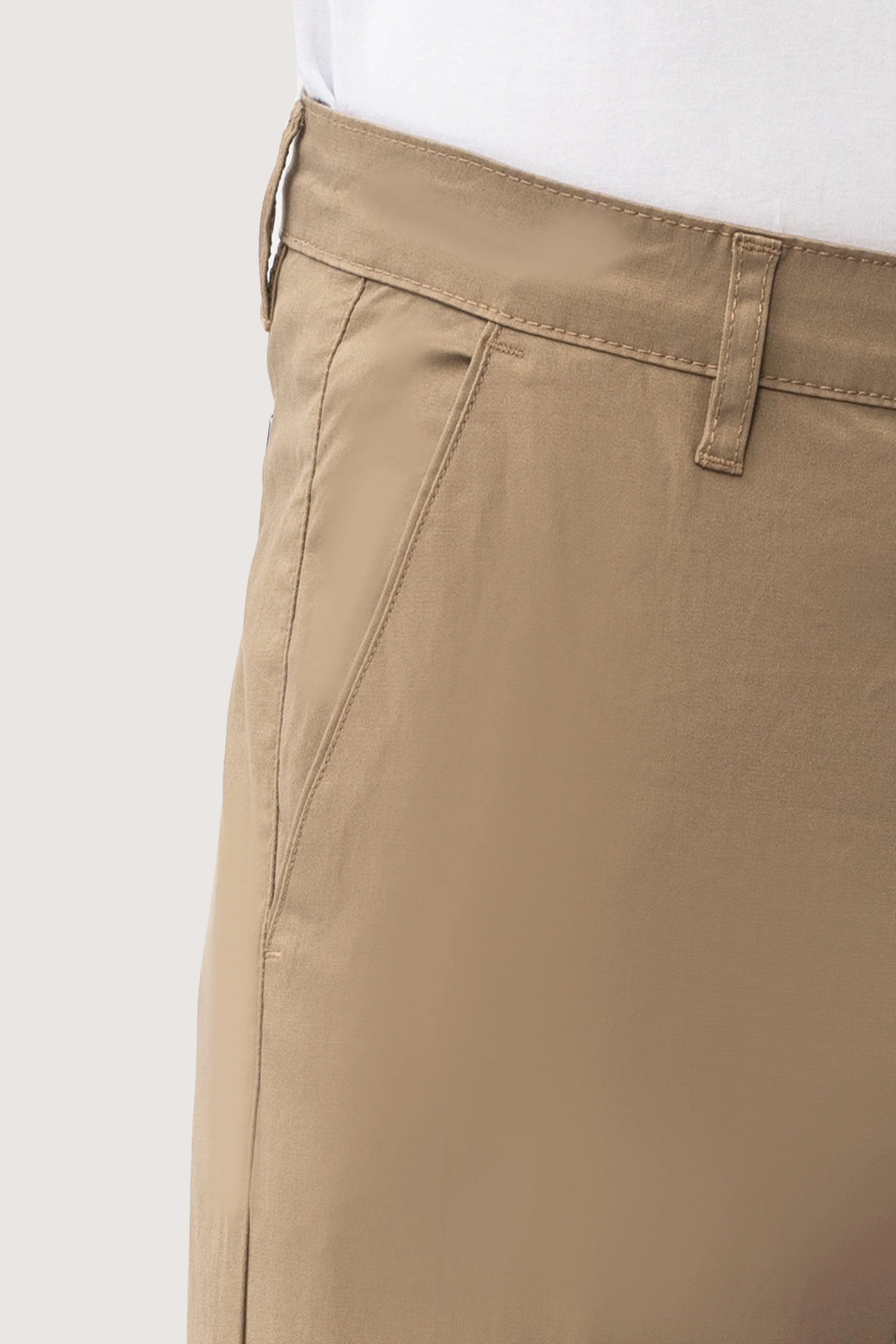 CROSS POCKET TWILL SLIMFIT PANT LIGHT KHAKI - Image 4