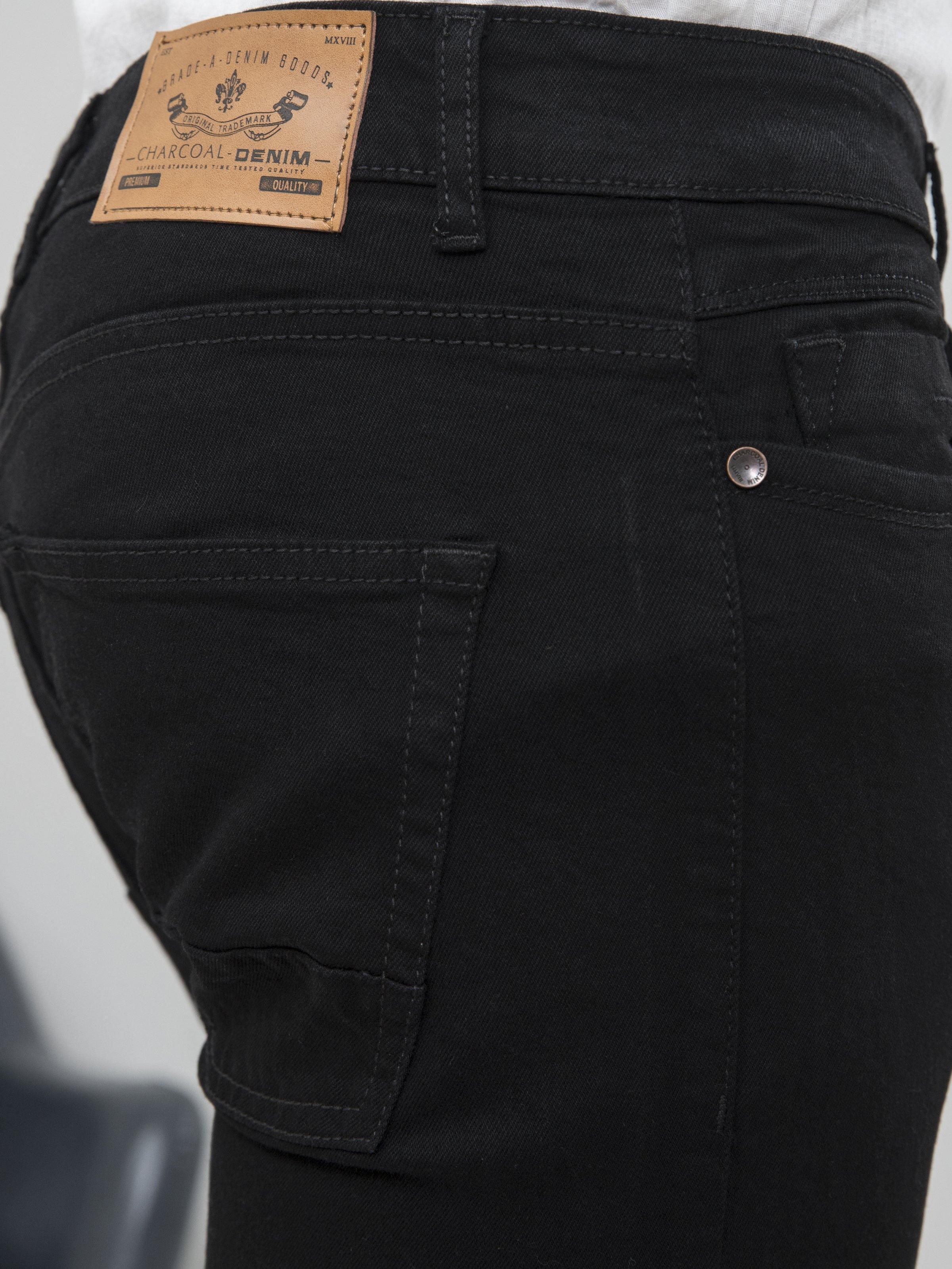 DENIM SKINY FIT JEANS BLACK - Image 4