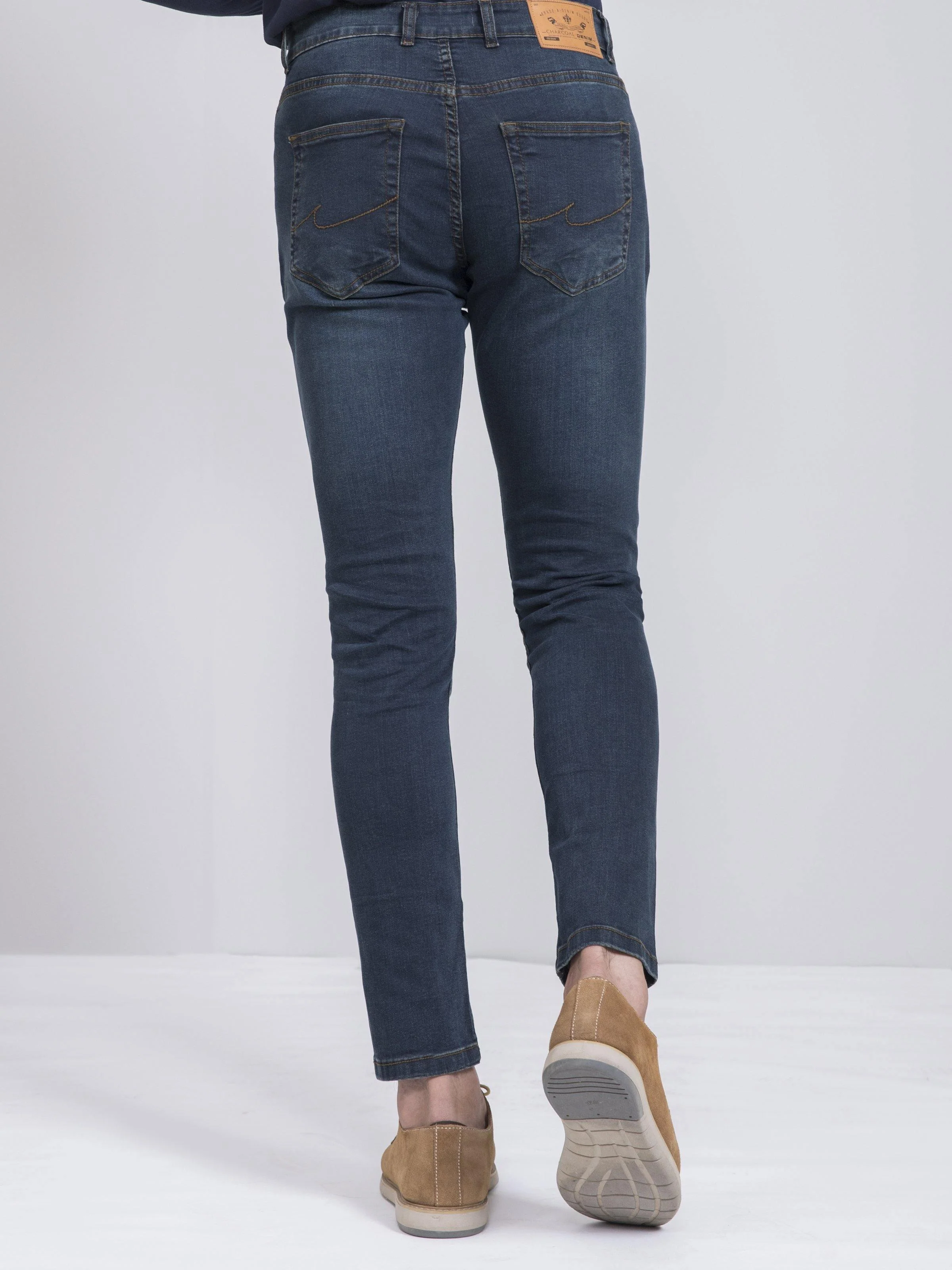 DENIM SLIM FIT JEANS OLIVE TINT - Image 5