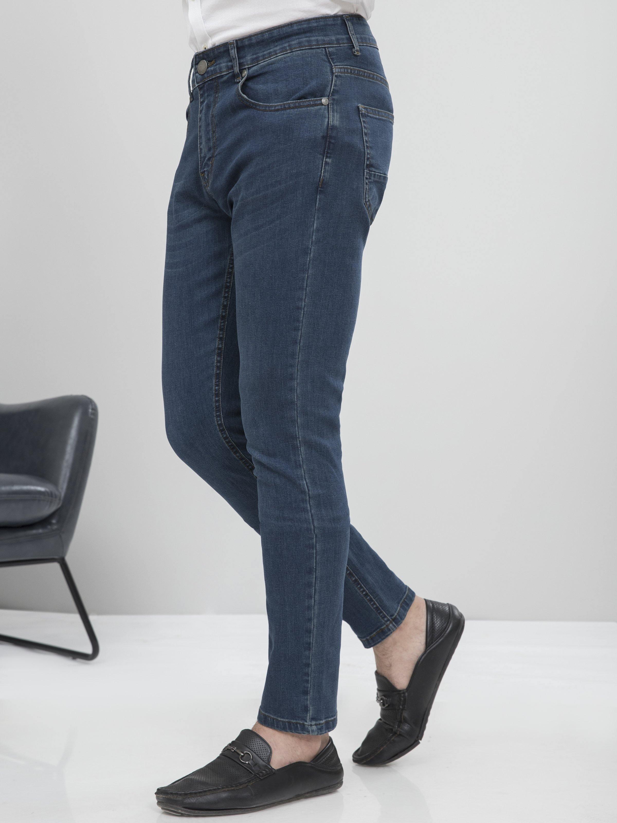 DENIM SLIM FIT JEANS OLIVE TINT - Image 2