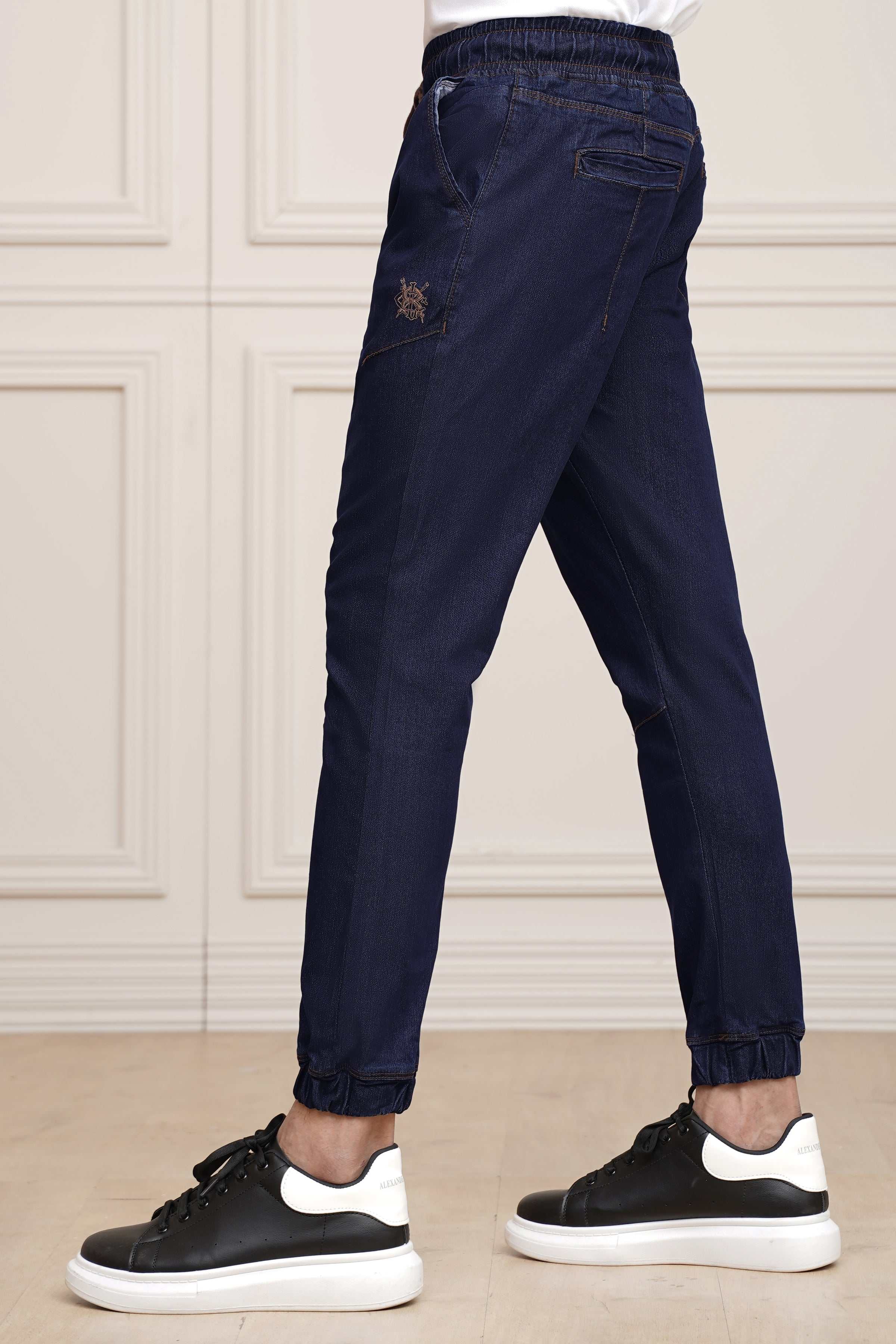 DENIM TROUSER MID BLUE