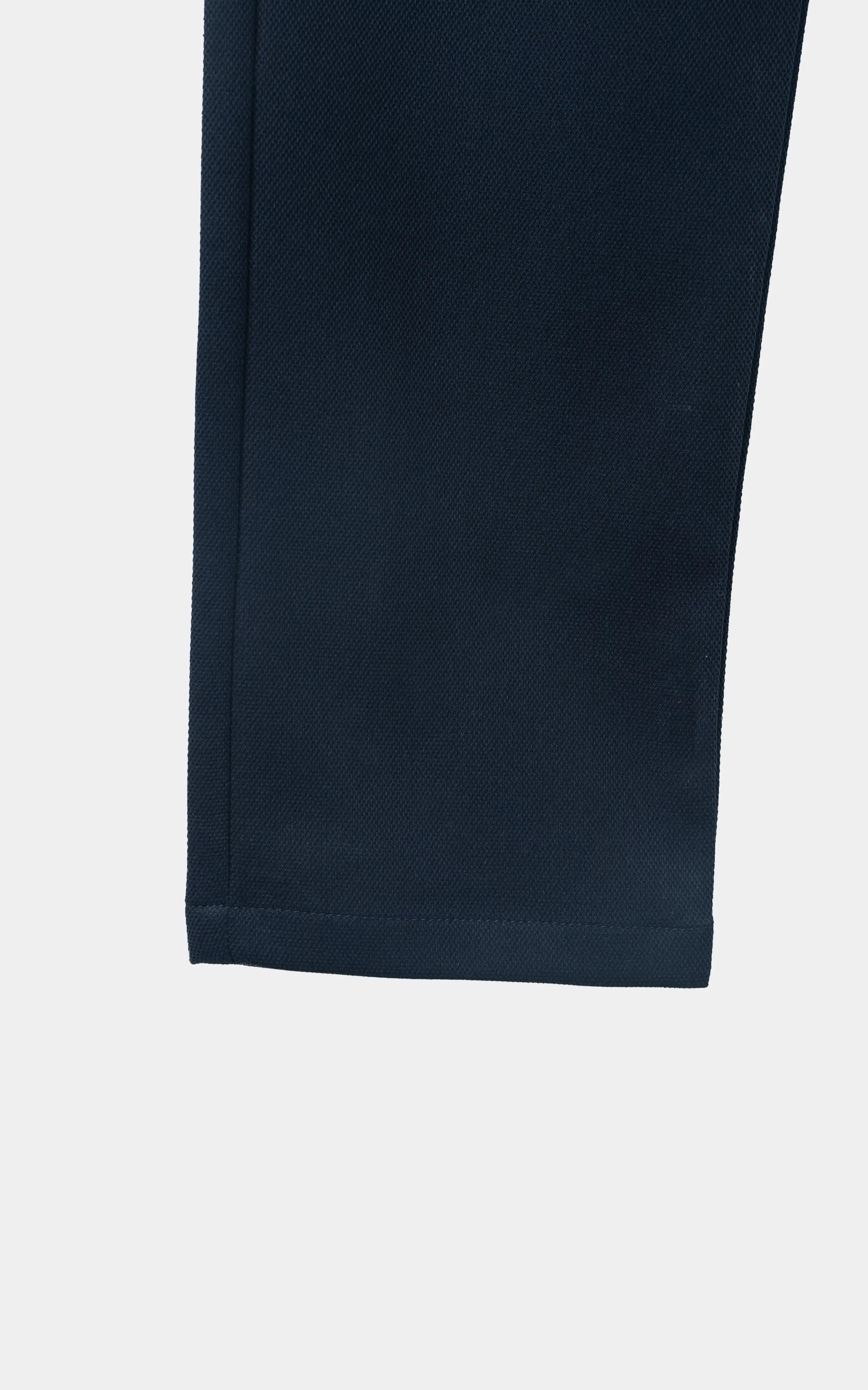 DOBBY SMART FIT CASUAL PANT NAVY - Image 3