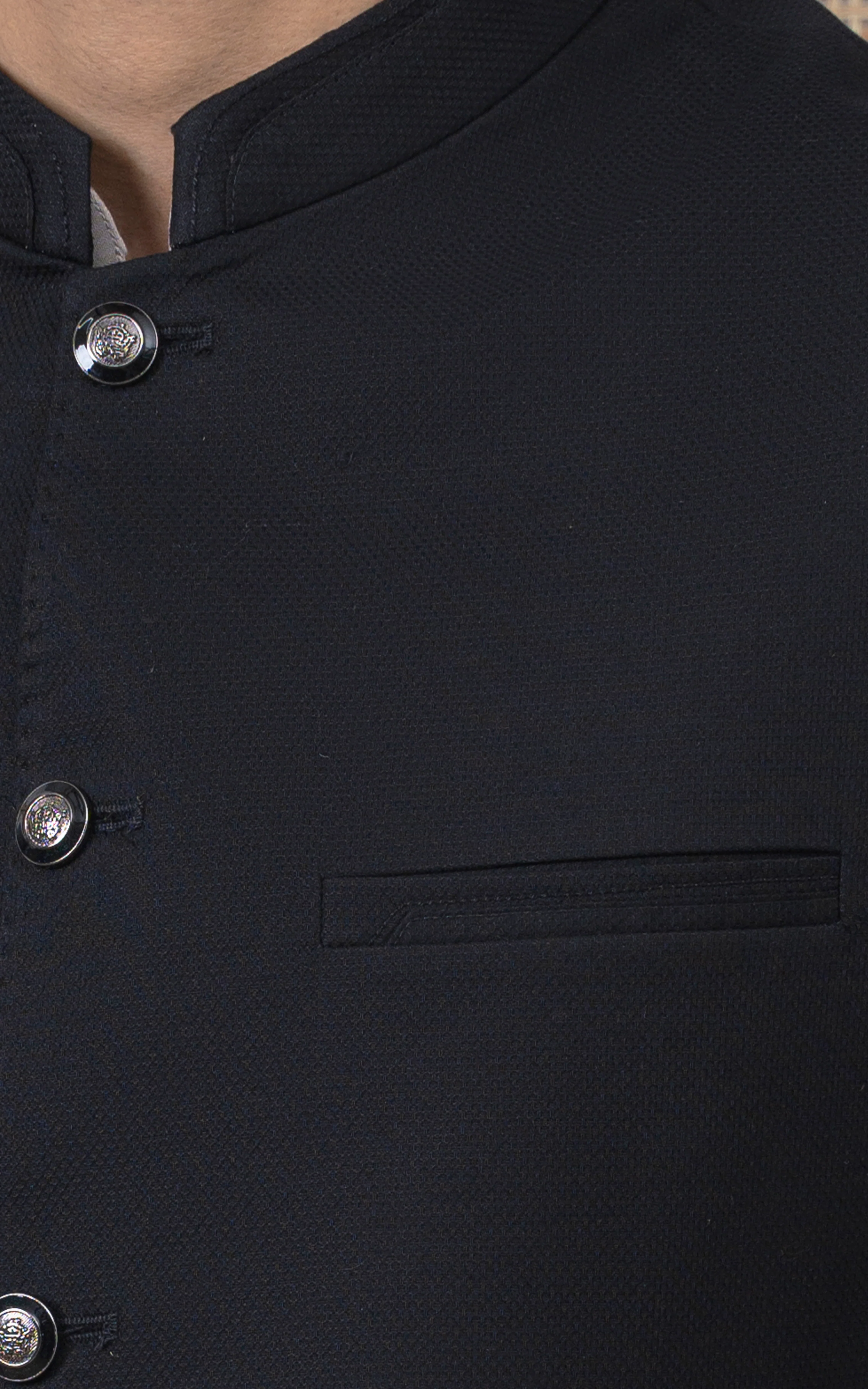 DOBBY TEXTURED W/C - PREMIUM COLLECTION BLACK - Image 2