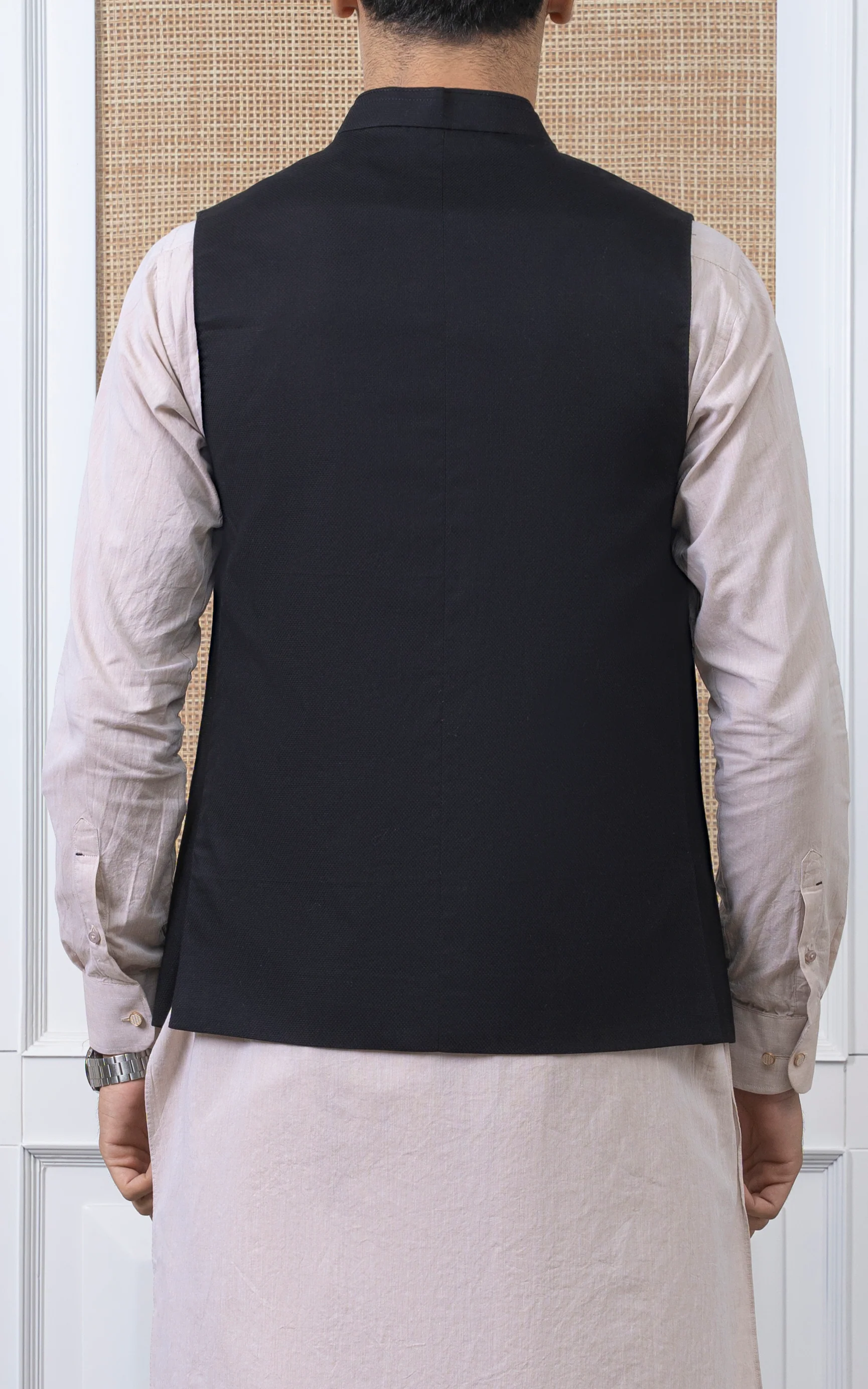 DOBBY TEXTURED W/C - PREMIUM COLLECTION BLACK - Image 5