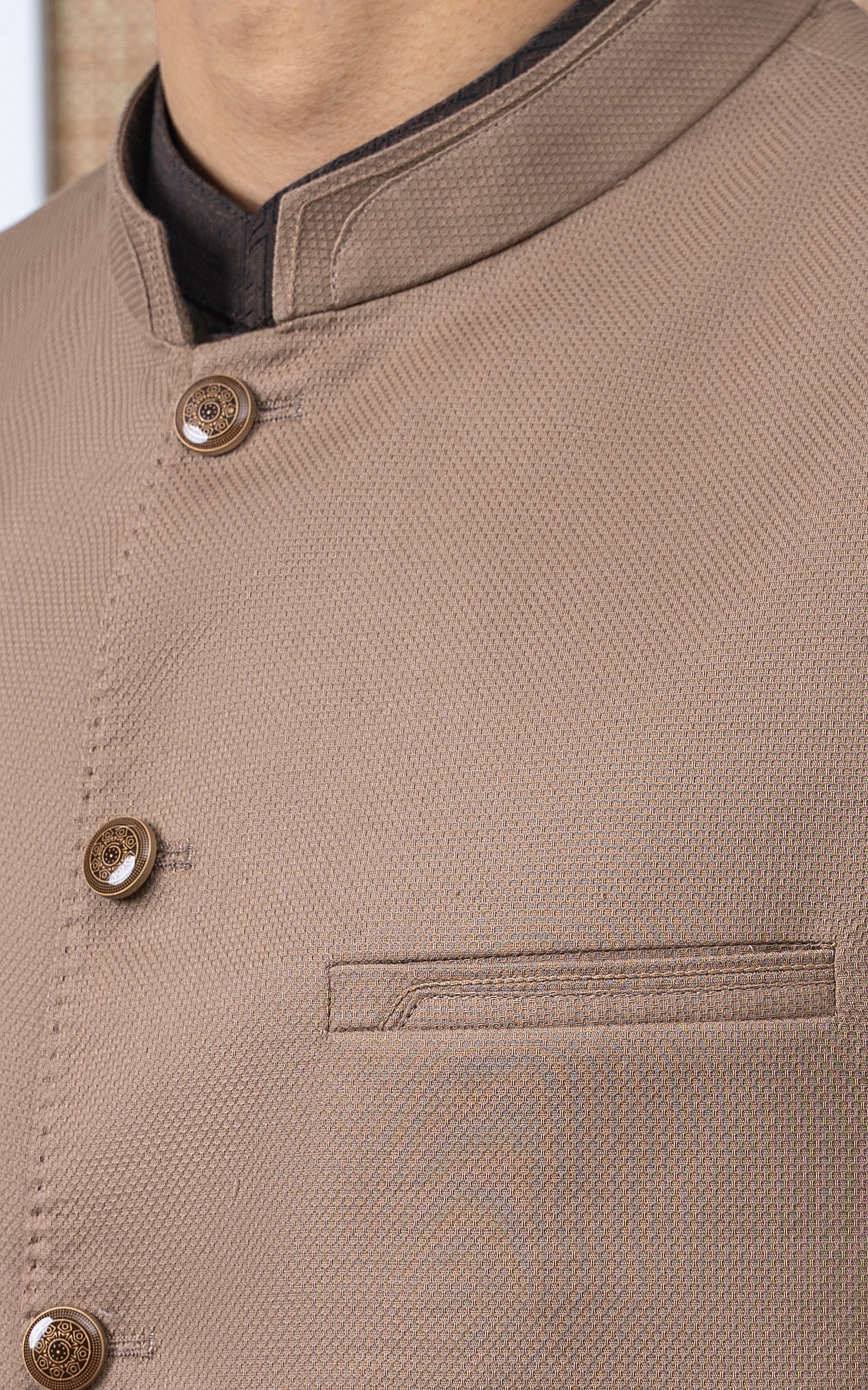 DOBBY TEXTURED W/C - PREMIUM COLLECTION KHAKI - Image 2