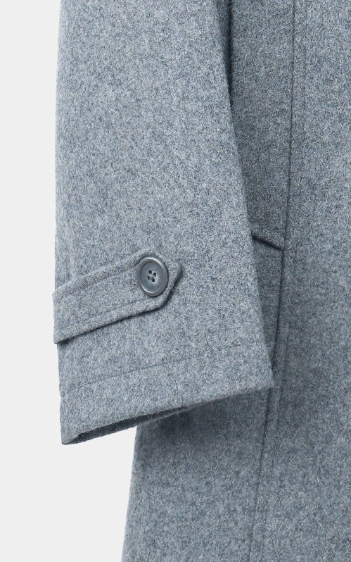 DOUBLE BREASTED PEACOAT GREY - Image 3