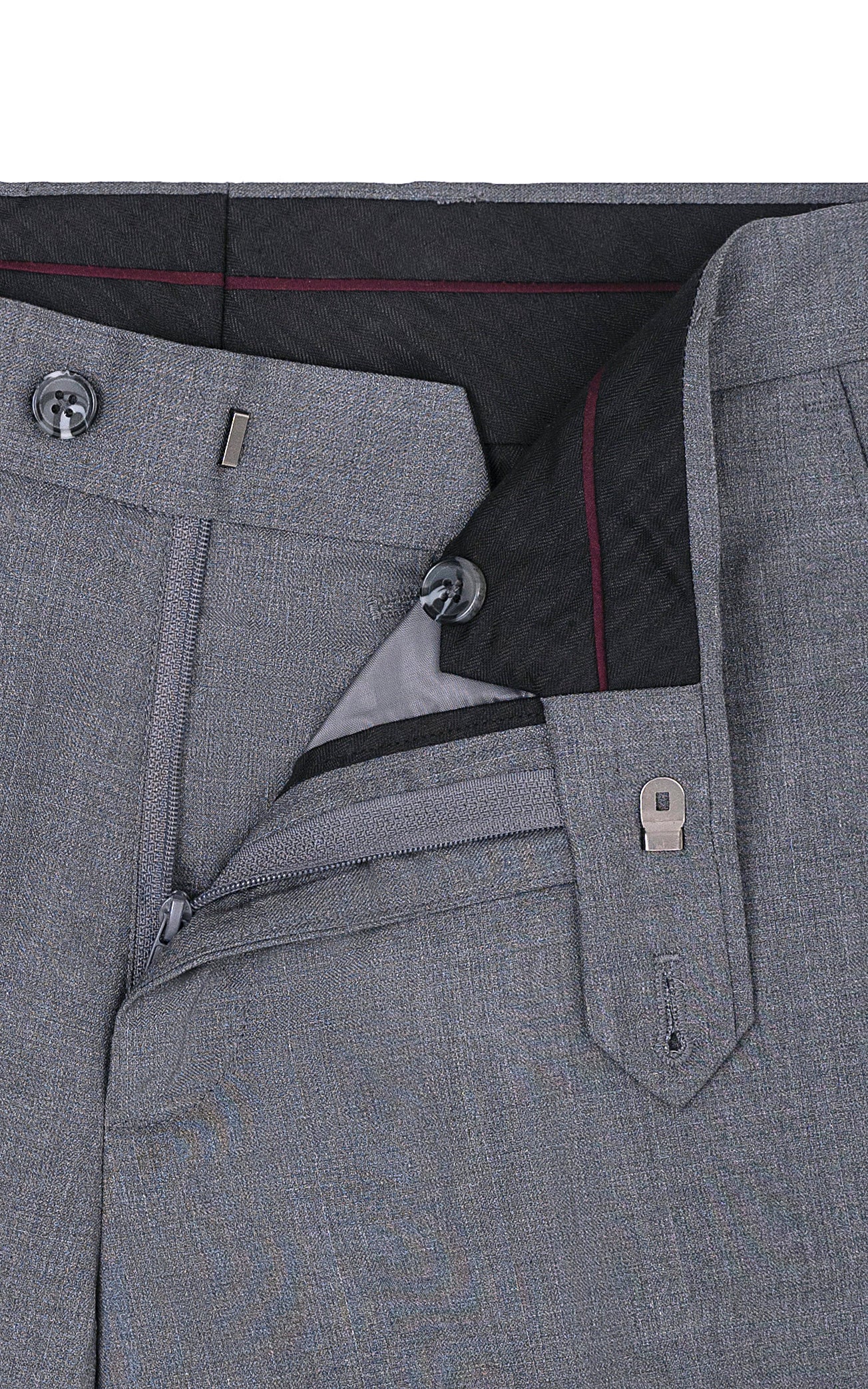 DRESS PANT GREY SELF - Image 4