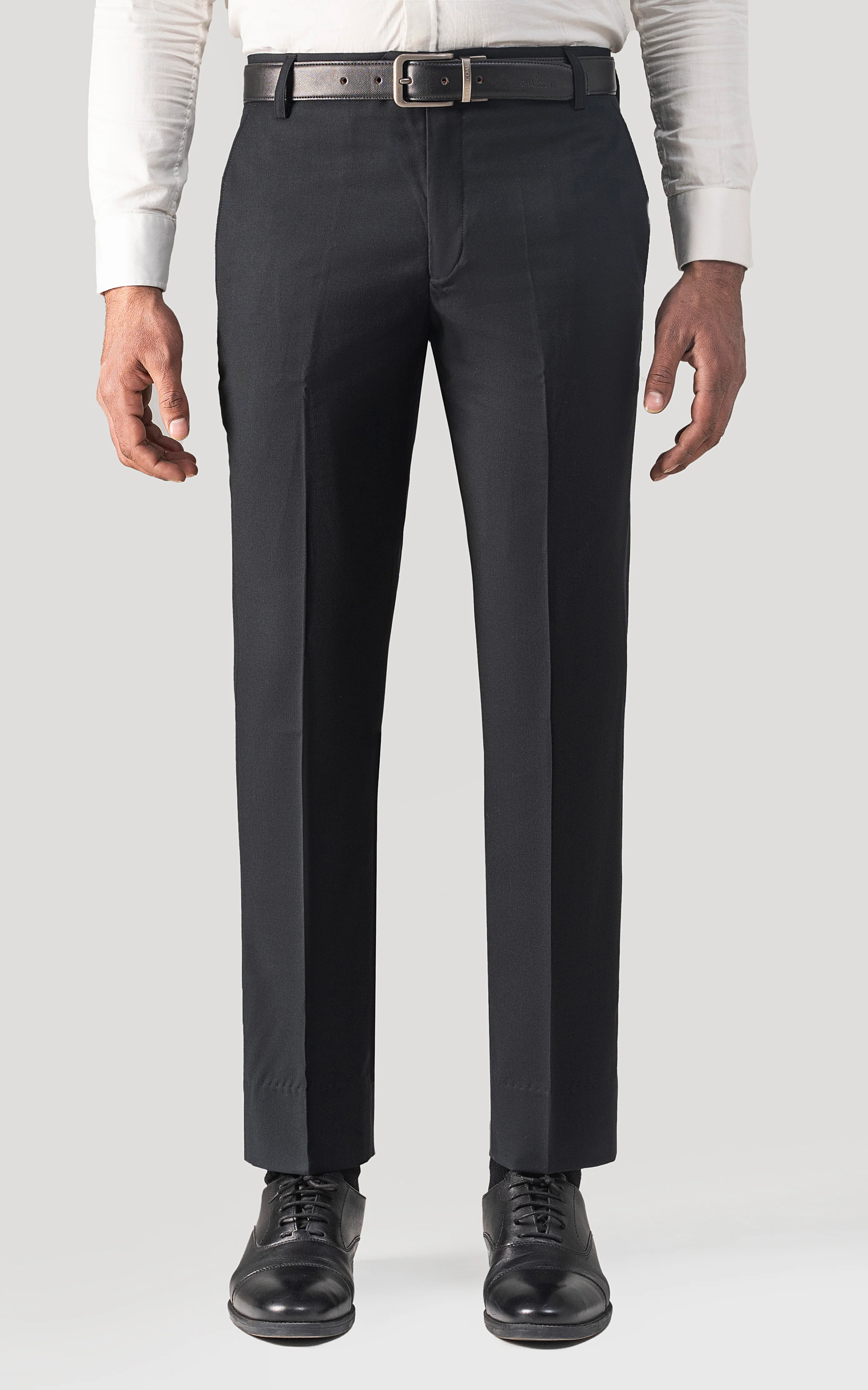 DRESS PANT SLIM FIT BLACK SELF - Image 2