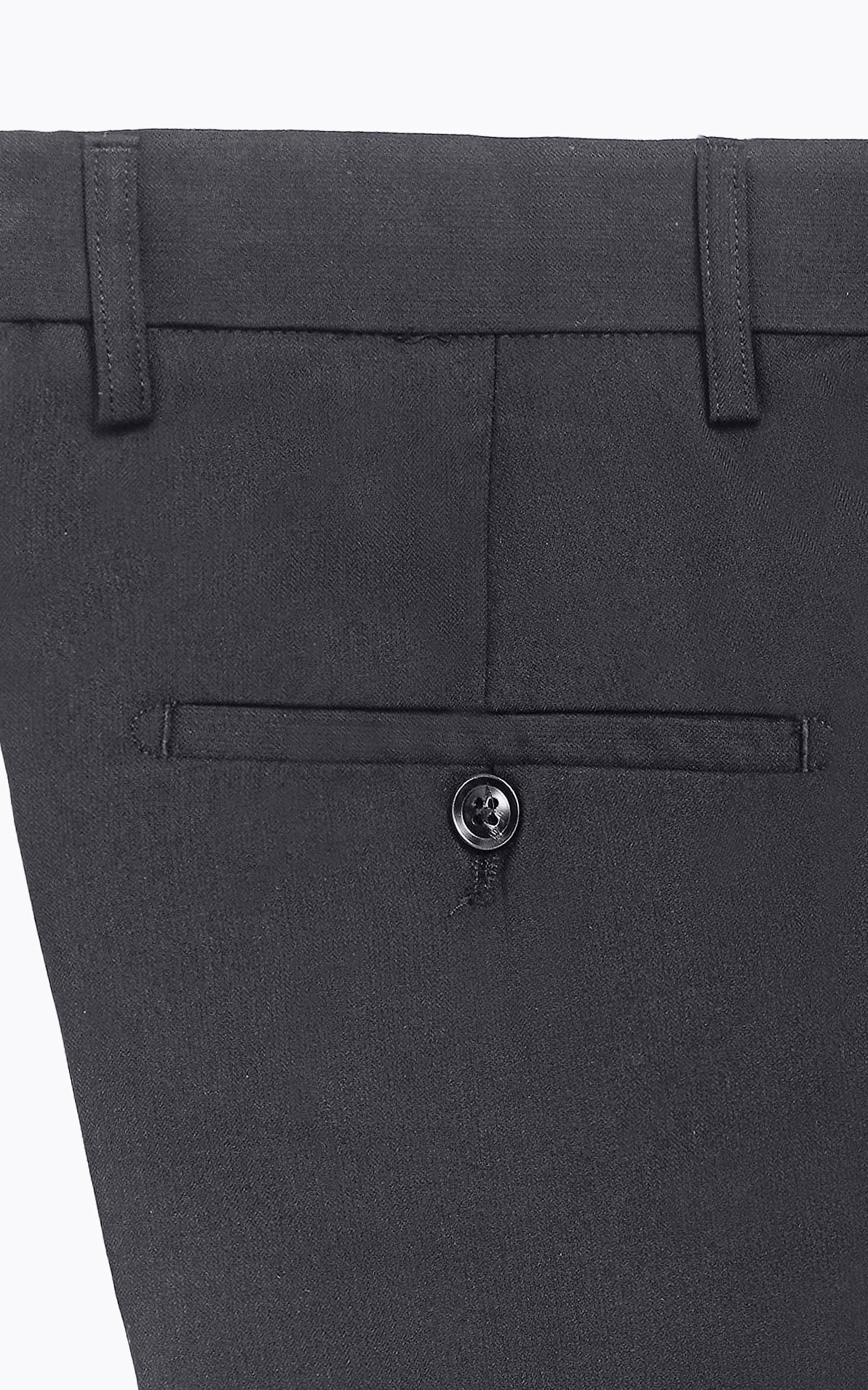 DRESS PANT SLIM FIT BLACK SELF - Image 3