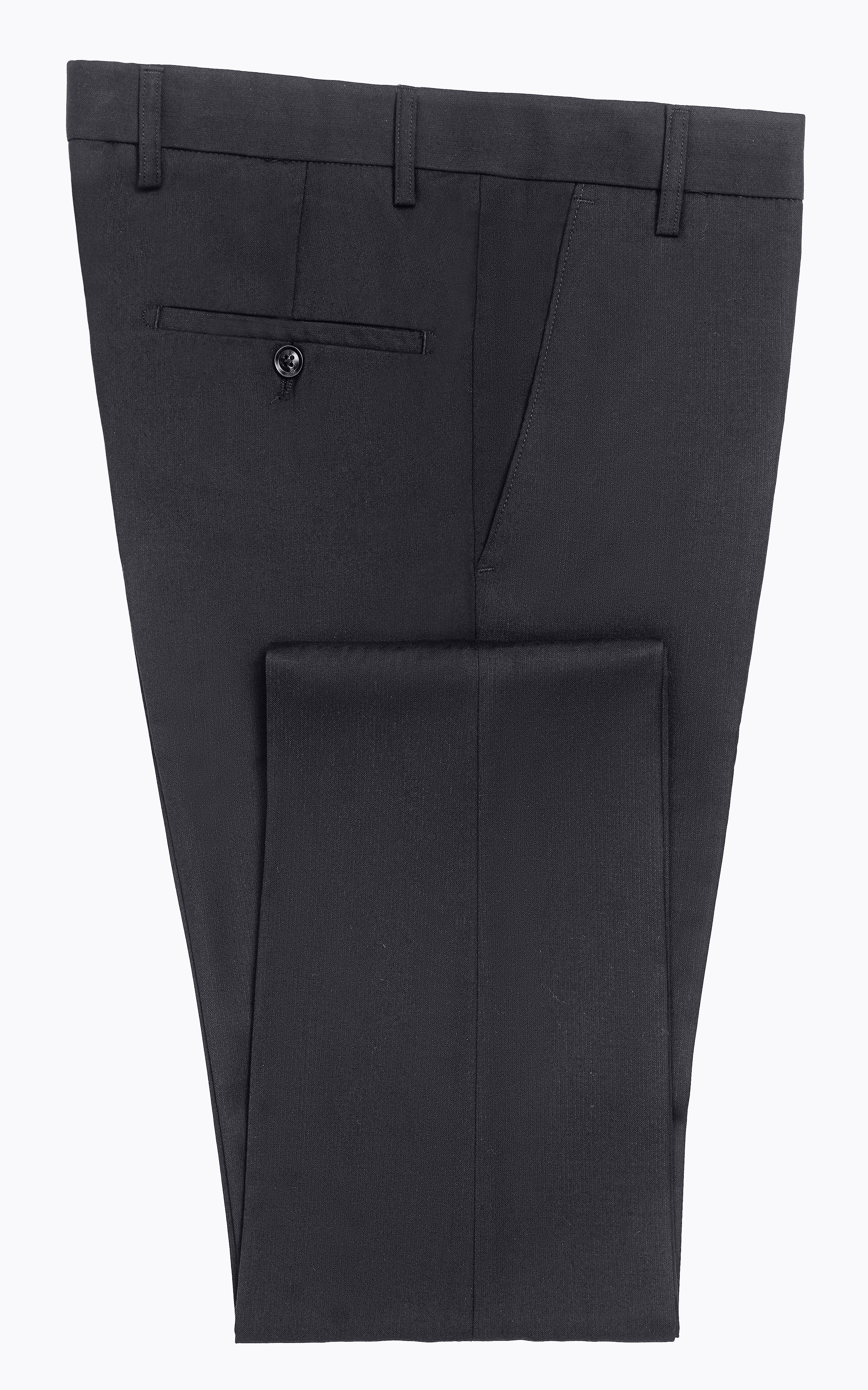 DRESS PANT SLIM FIT BLACK SELF - Image 4