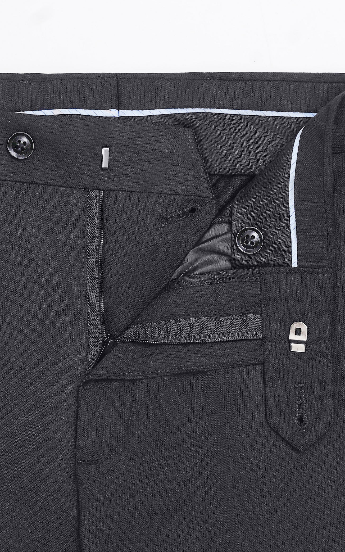 DRESS PANT SLIM FIT BLACK SELF - Image 5