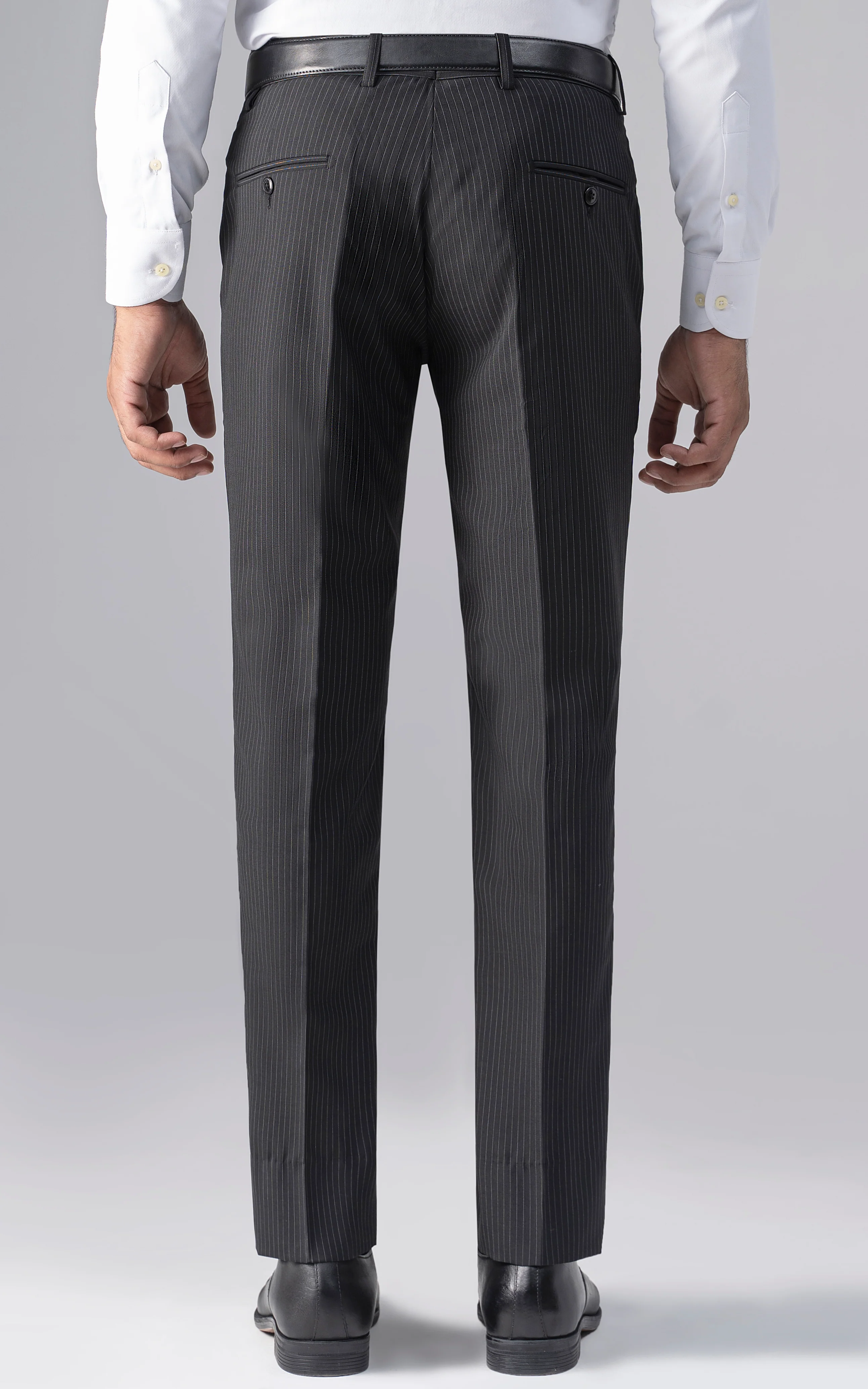 DRESS PANT  SLIM FIT BLACK STRIPER - Image 5