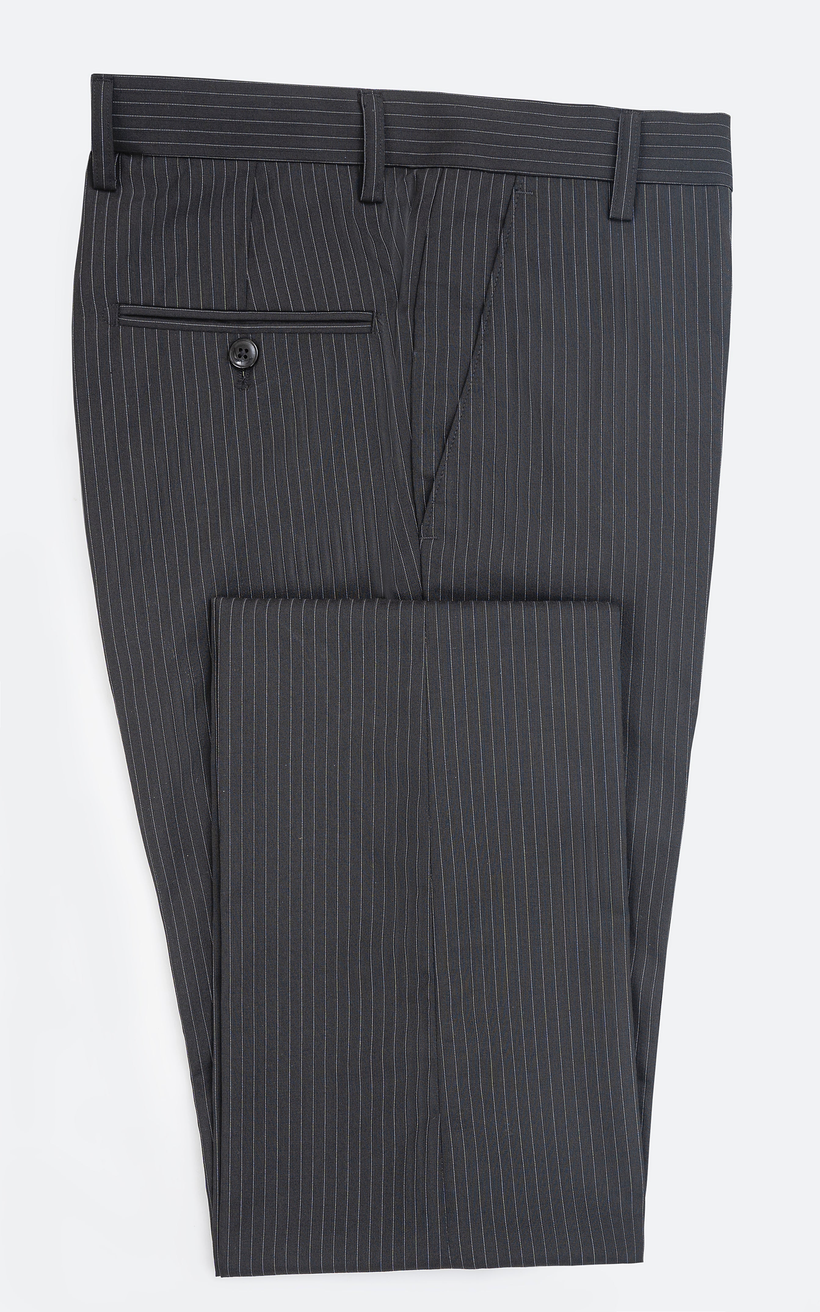 DRESS PANT  SLIM FIT BLACK STRIPER - Image 6