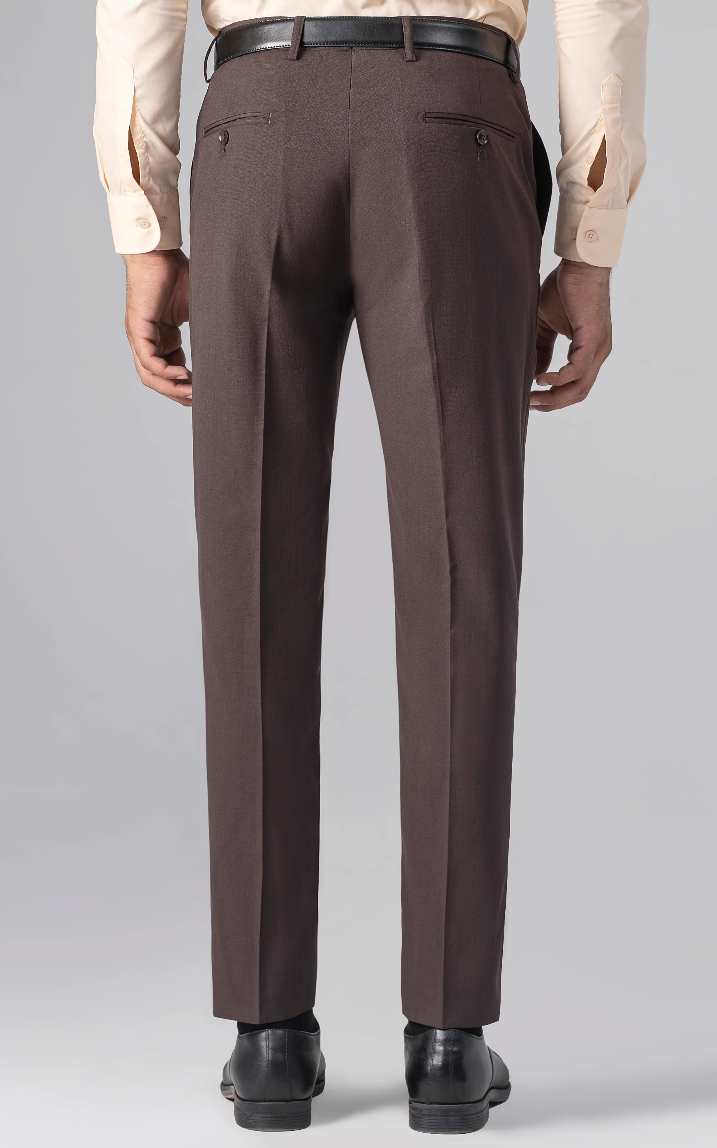DRESS PANT SLIM FIT BROWN - Image 4