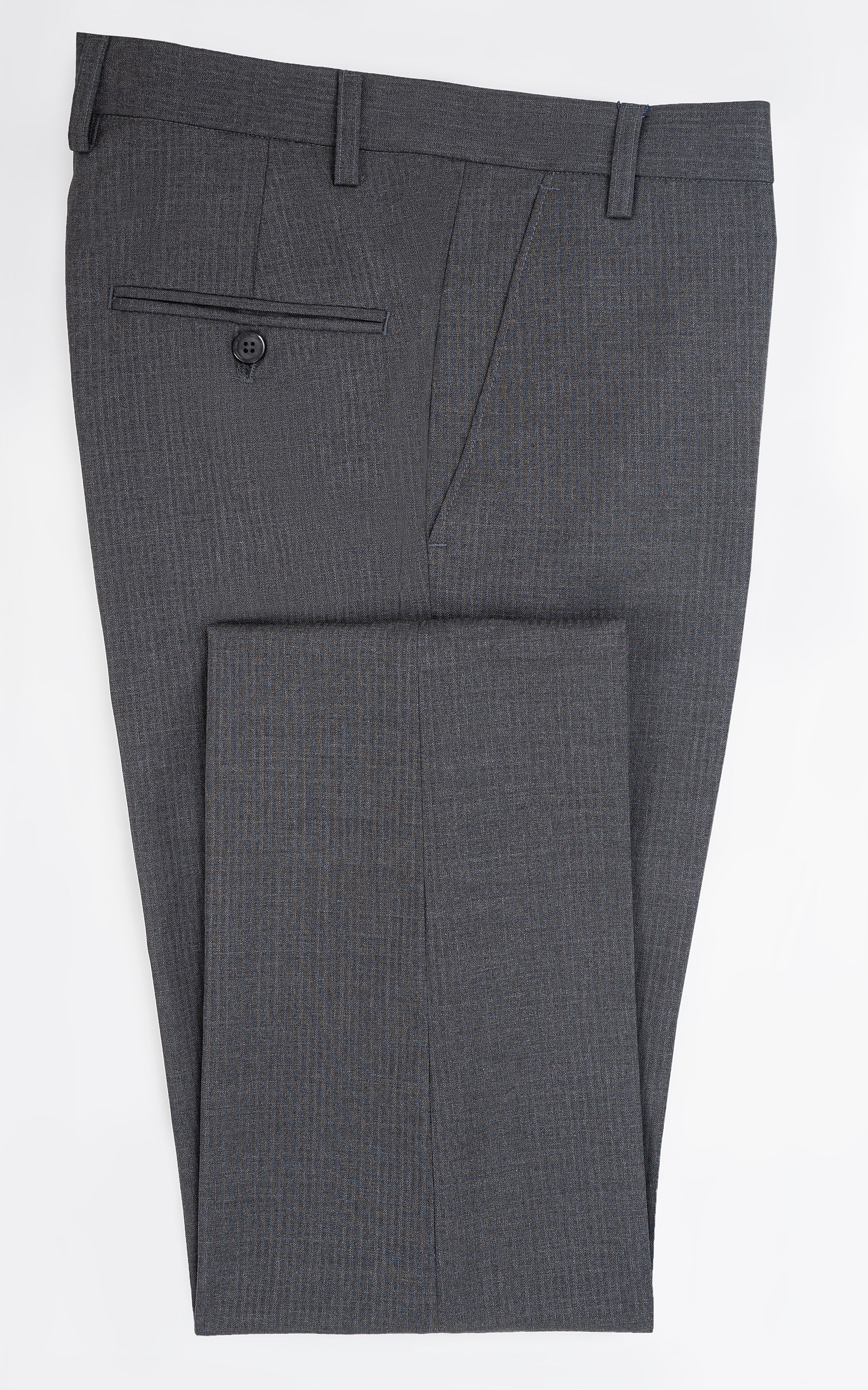 DRESS PANT SLIM FIT CHARCOAL GREY SELF - Image 5