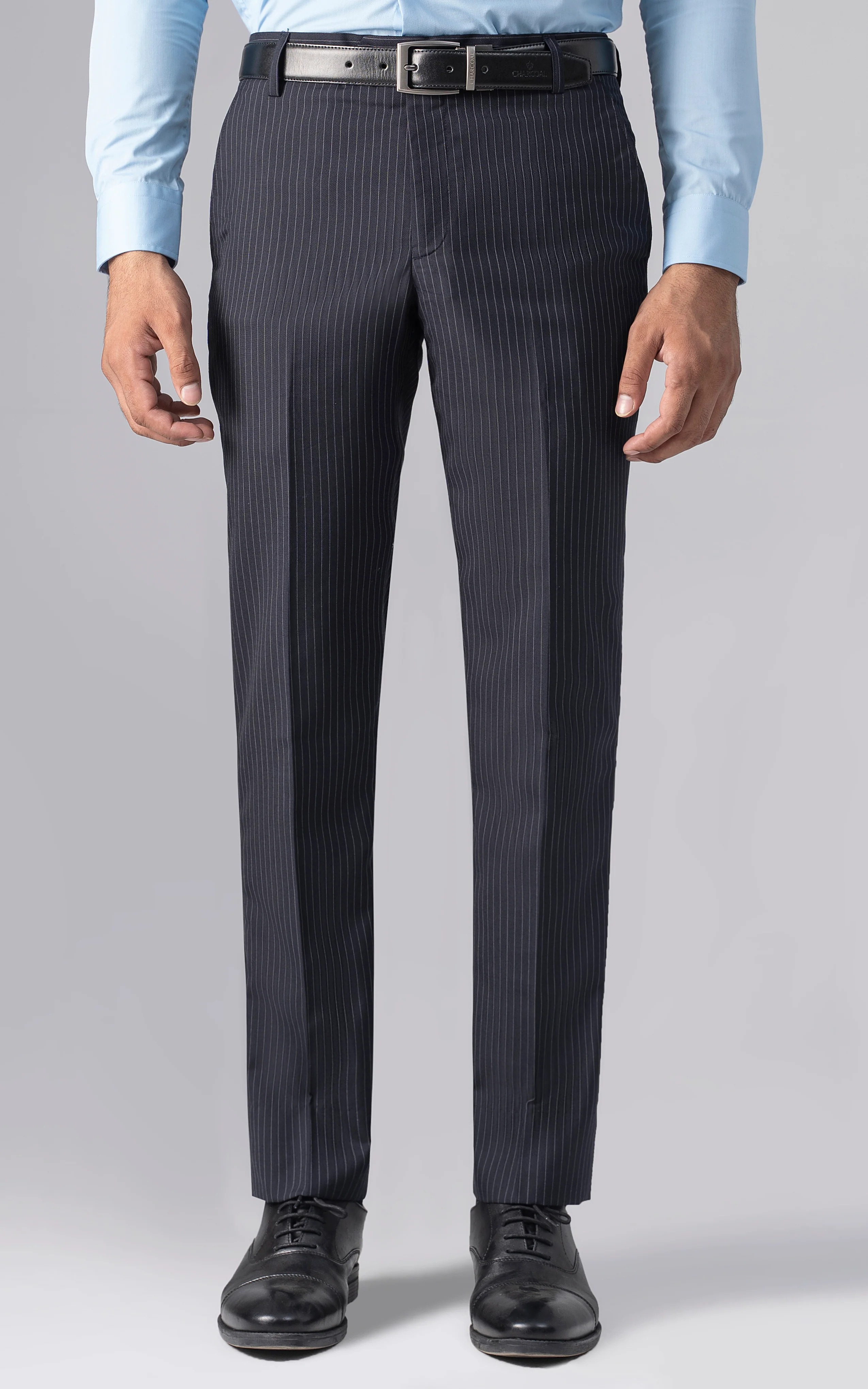 DRESS PANT SLIM FIT NAVY STRIPER - Image 3